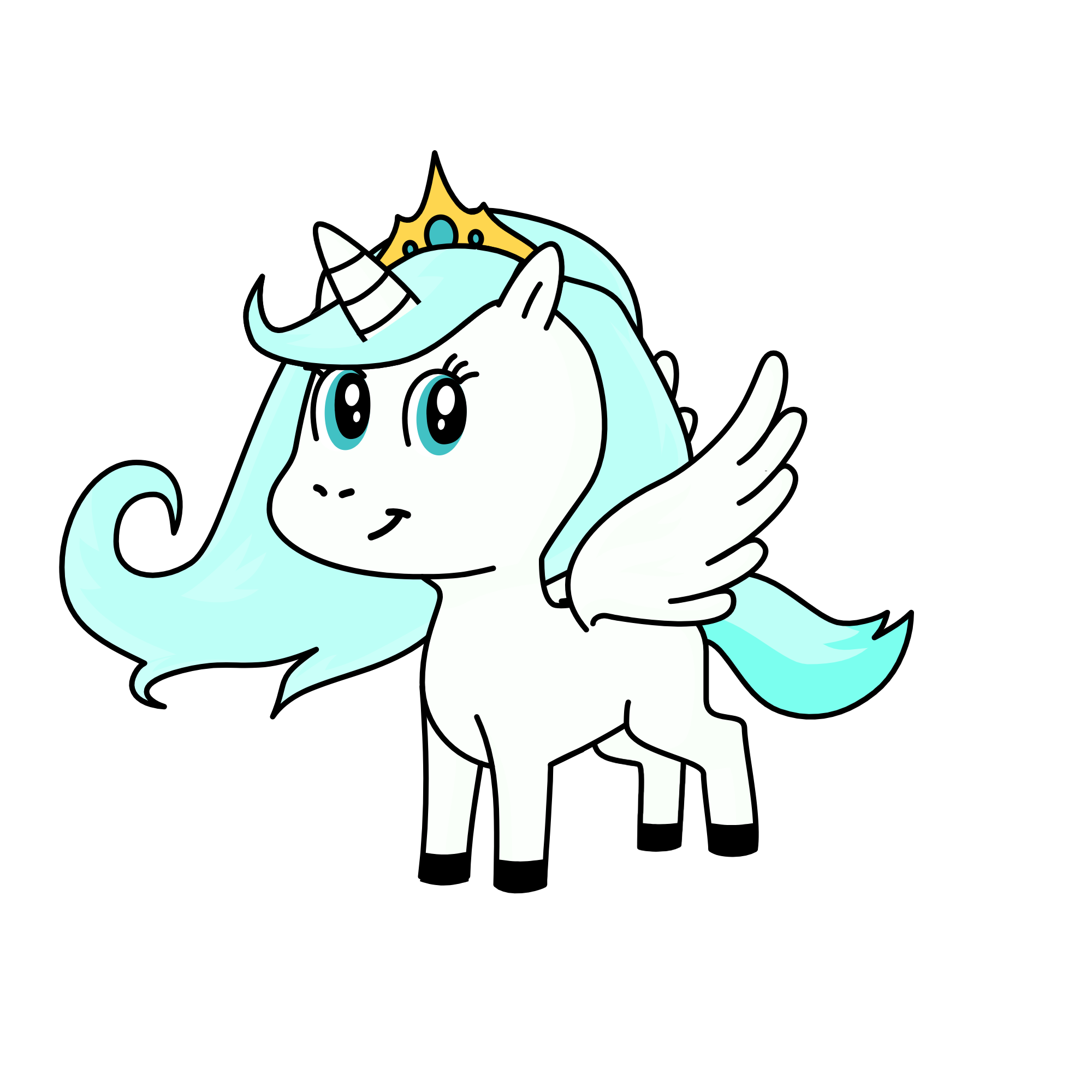 ice queen, the unicorn