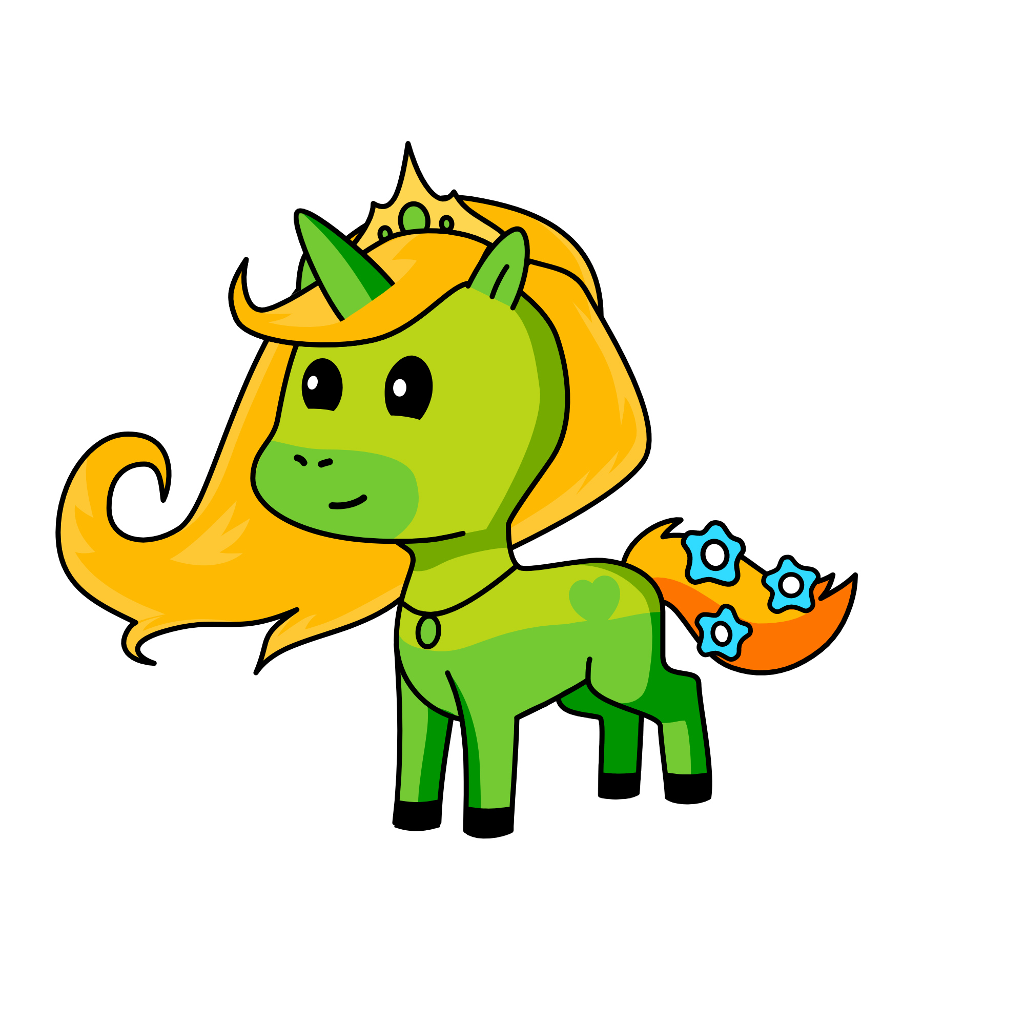 Ivy,, the unicorn