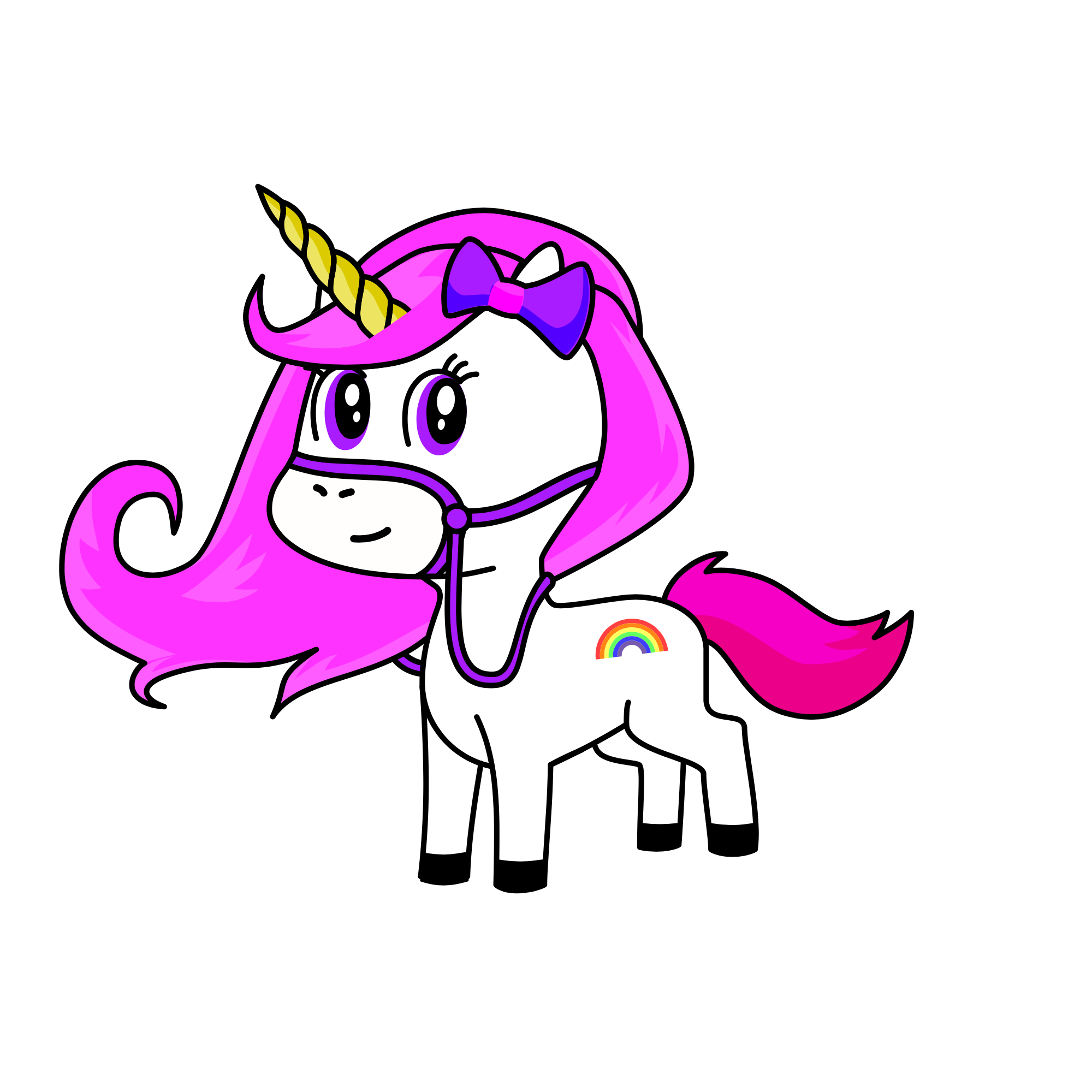 Pink Sparkle , the unicorn