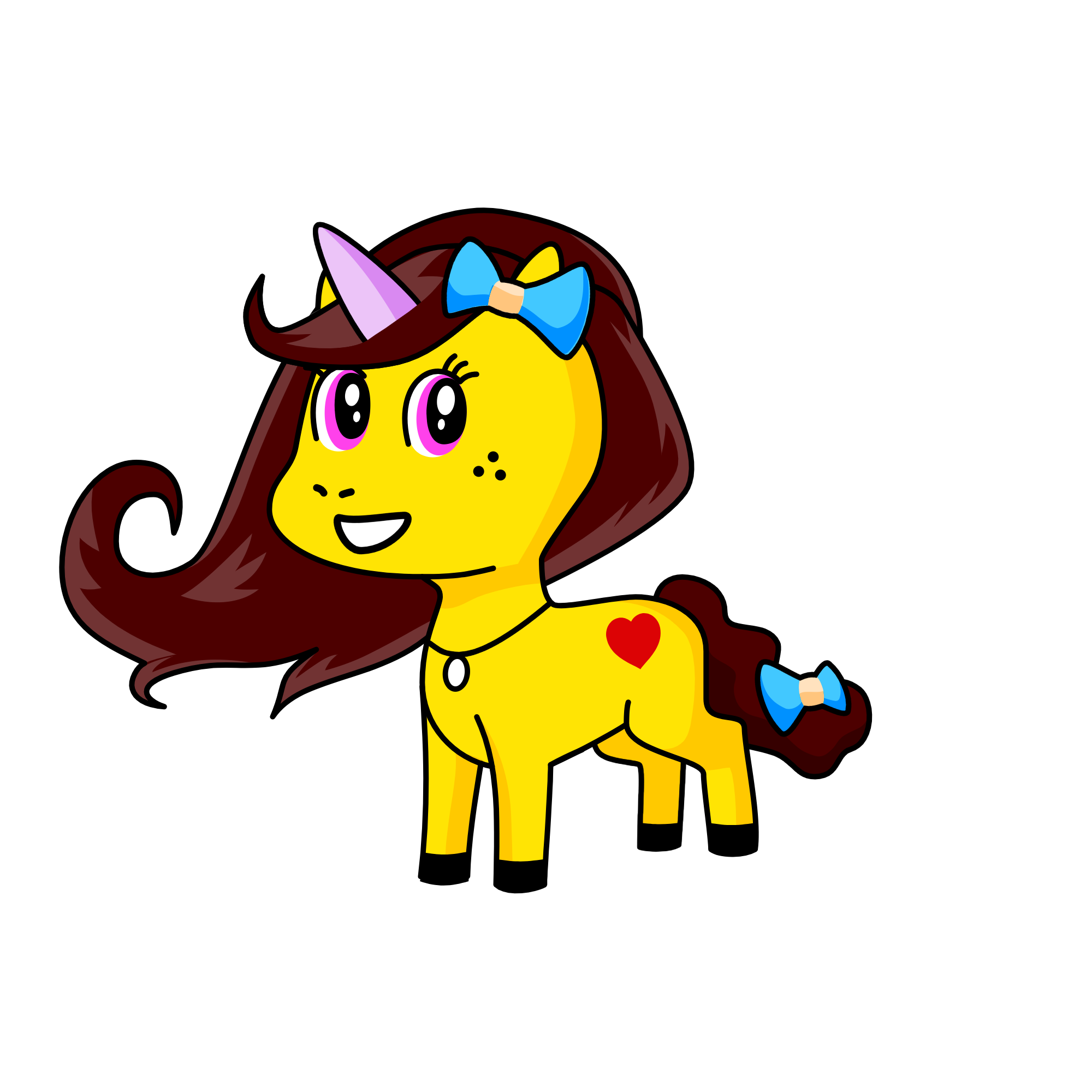 cuteycorn, the unicorn