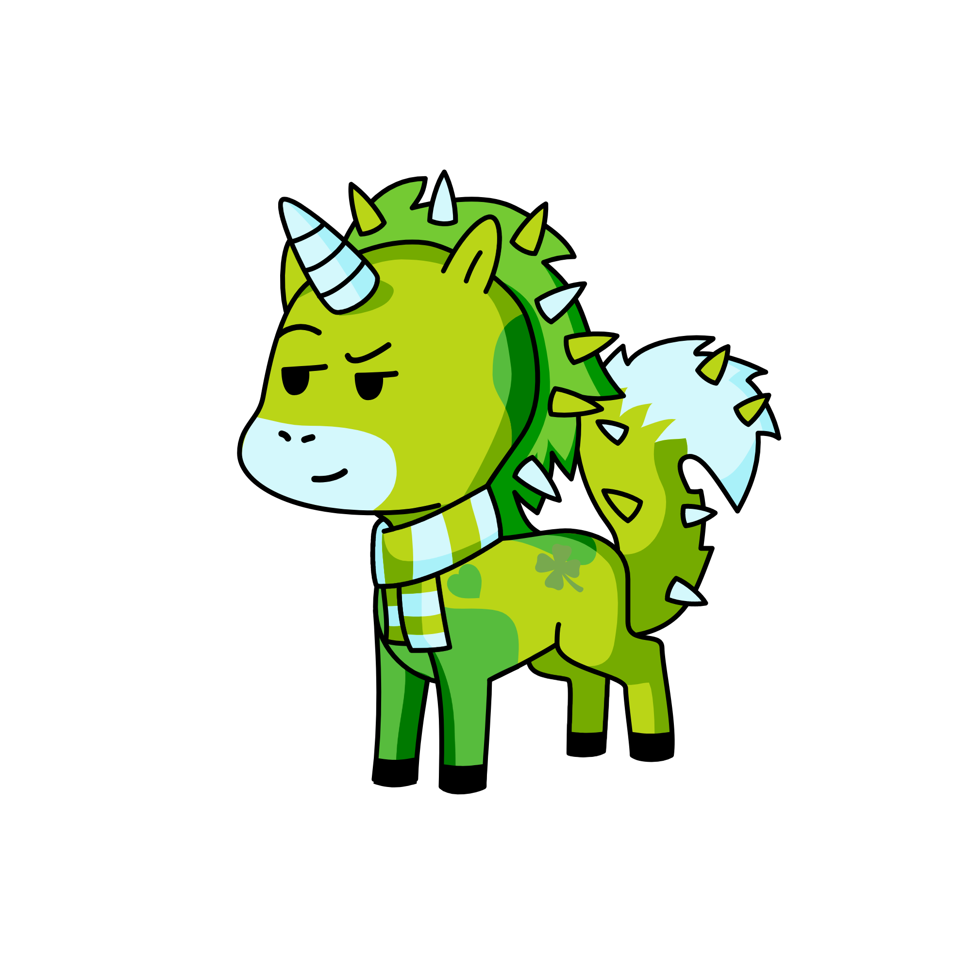 lucky lime lemon, the unicorn