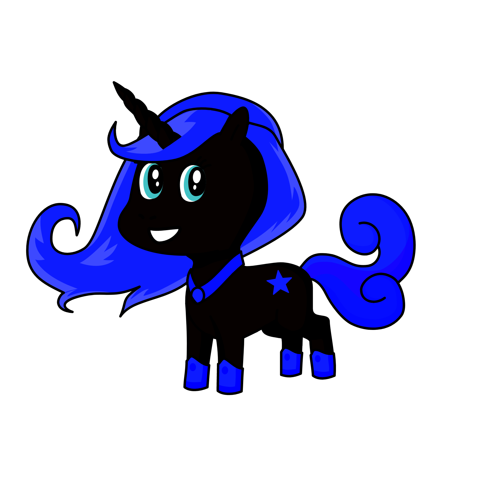nightmare moon, the unicorn