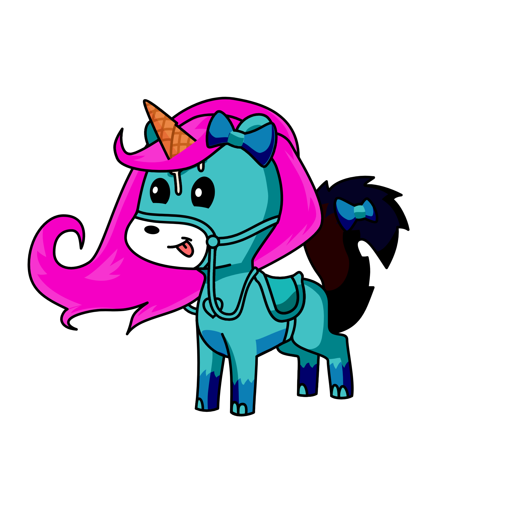 snowy, the unicorn