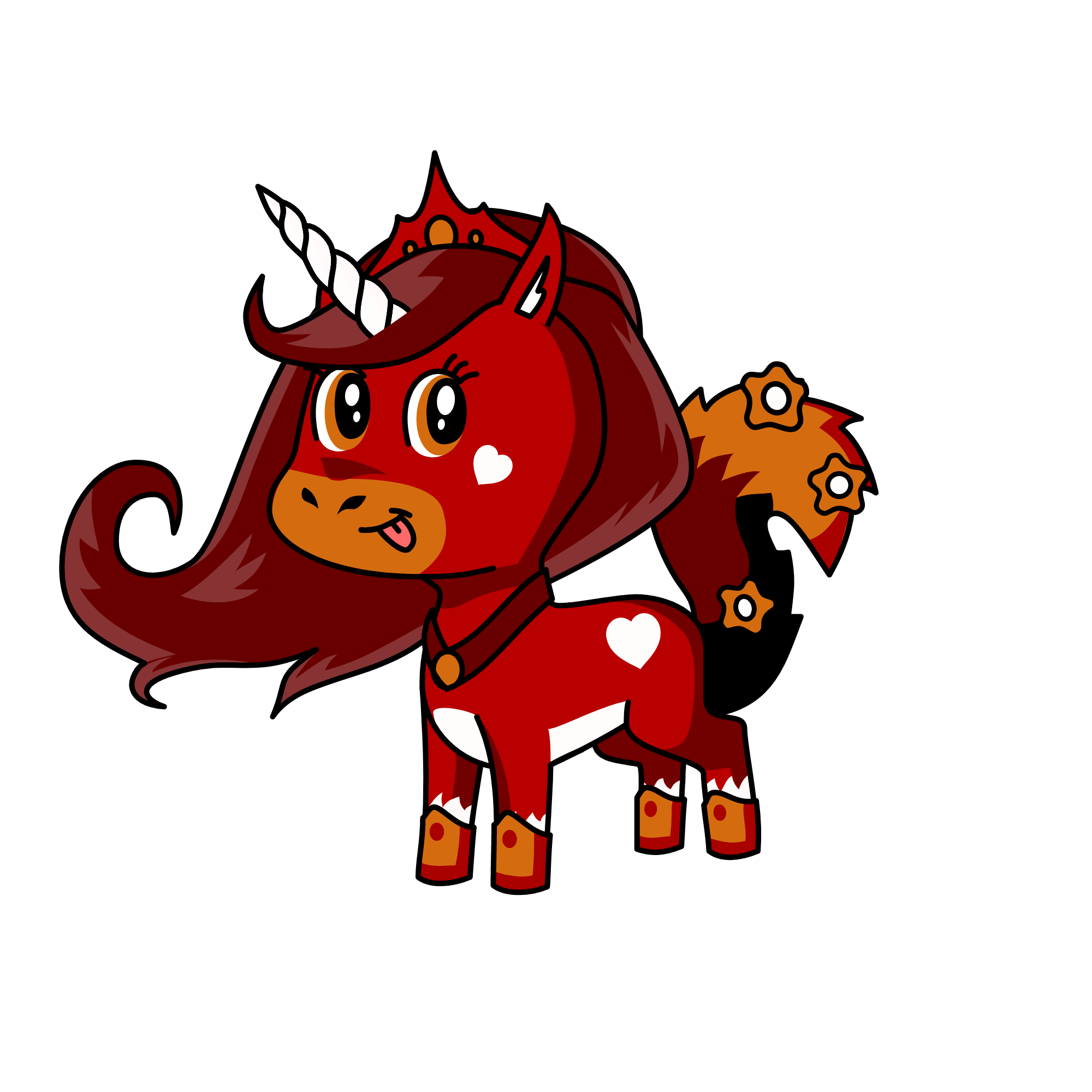 Amber, the unicorn