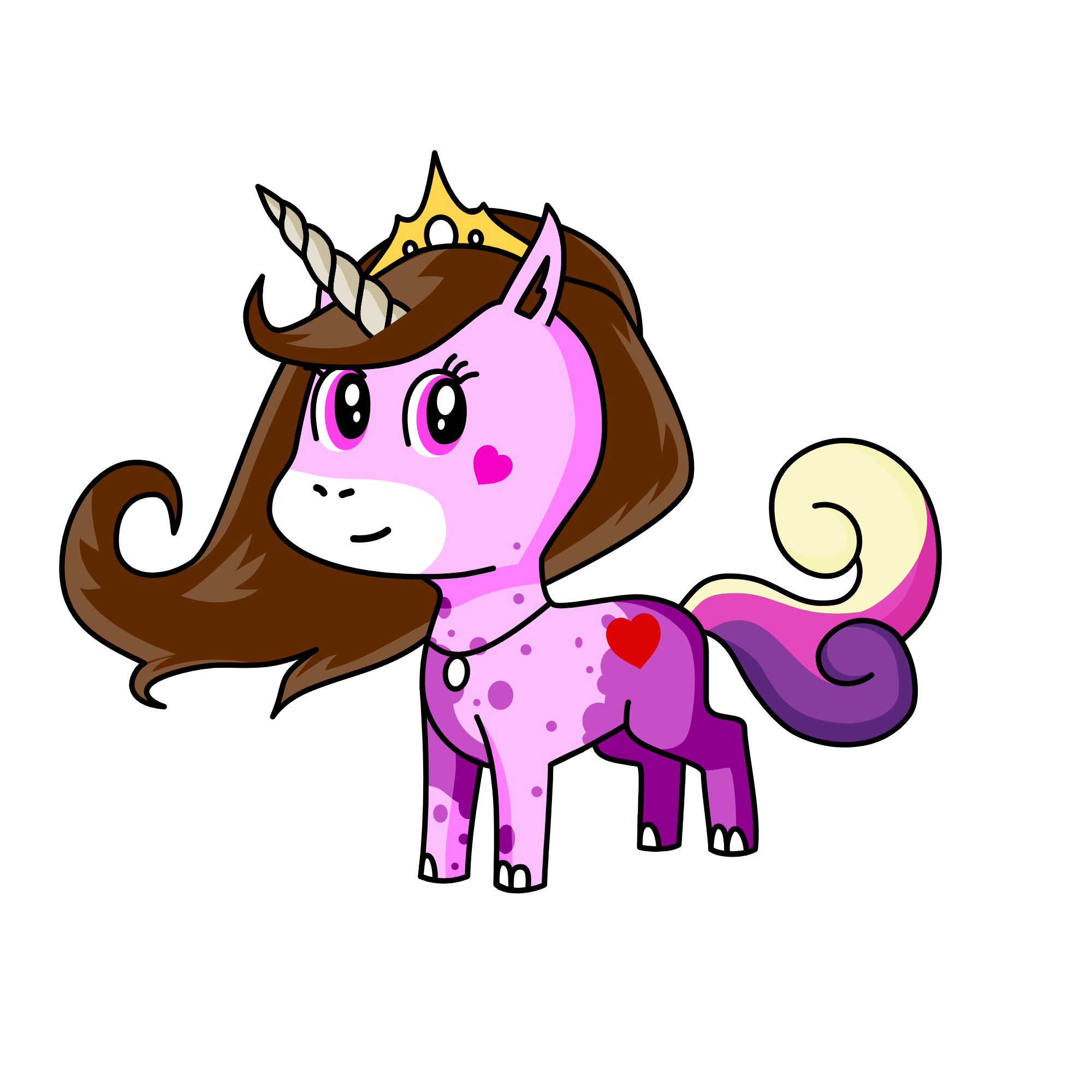 Brave Candy Cane, the unicorn