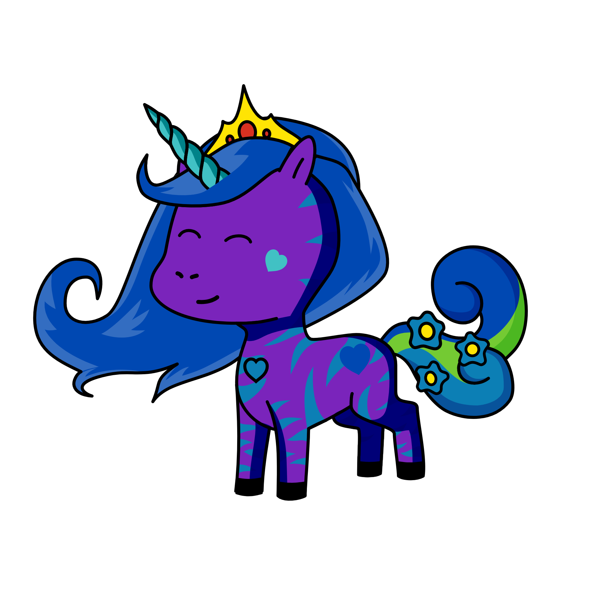 Midnight, the unicorn