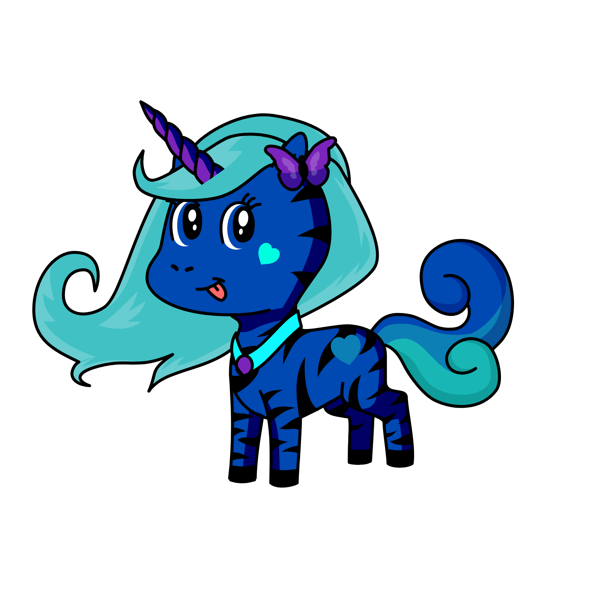 Flower Puff, the unicorn