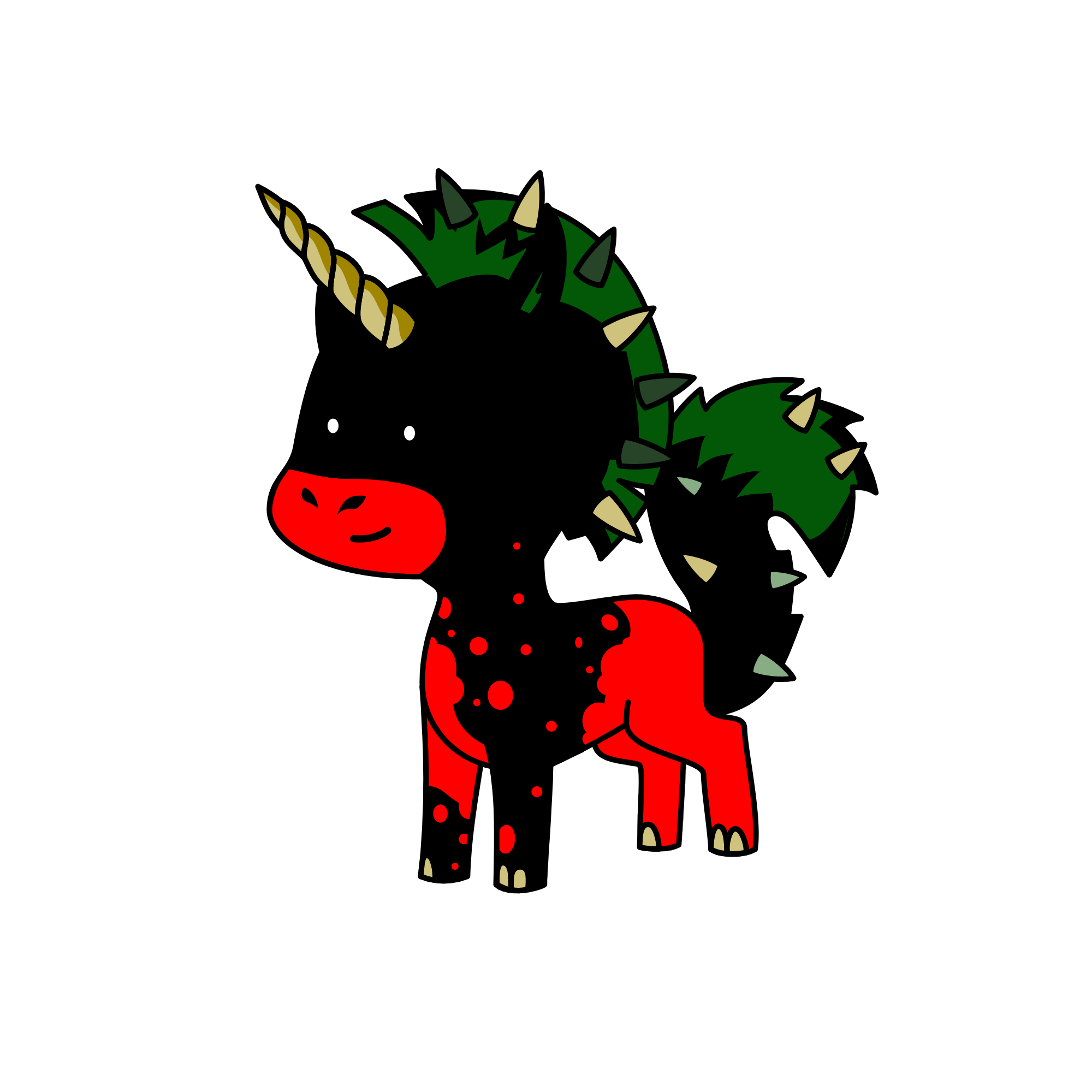 Oloferne, the unicorn