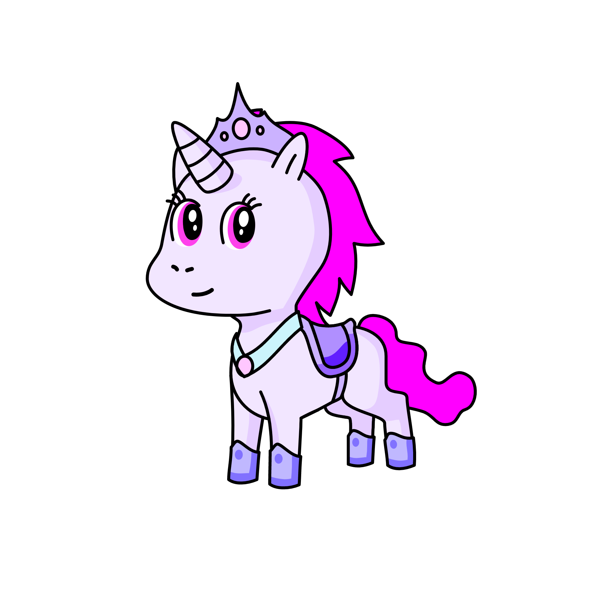Princess Snow, the unicorn