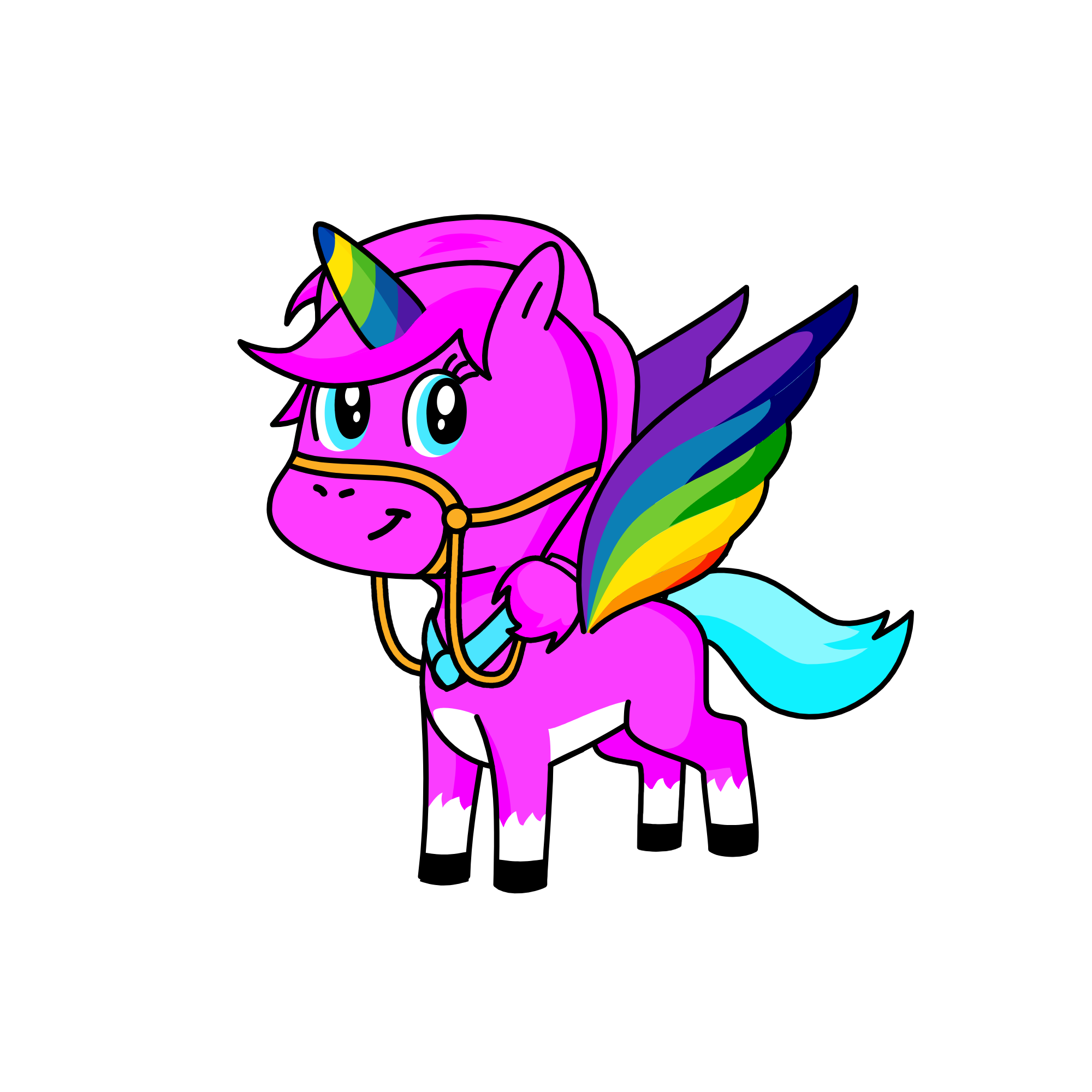 Pinky, the unicorn