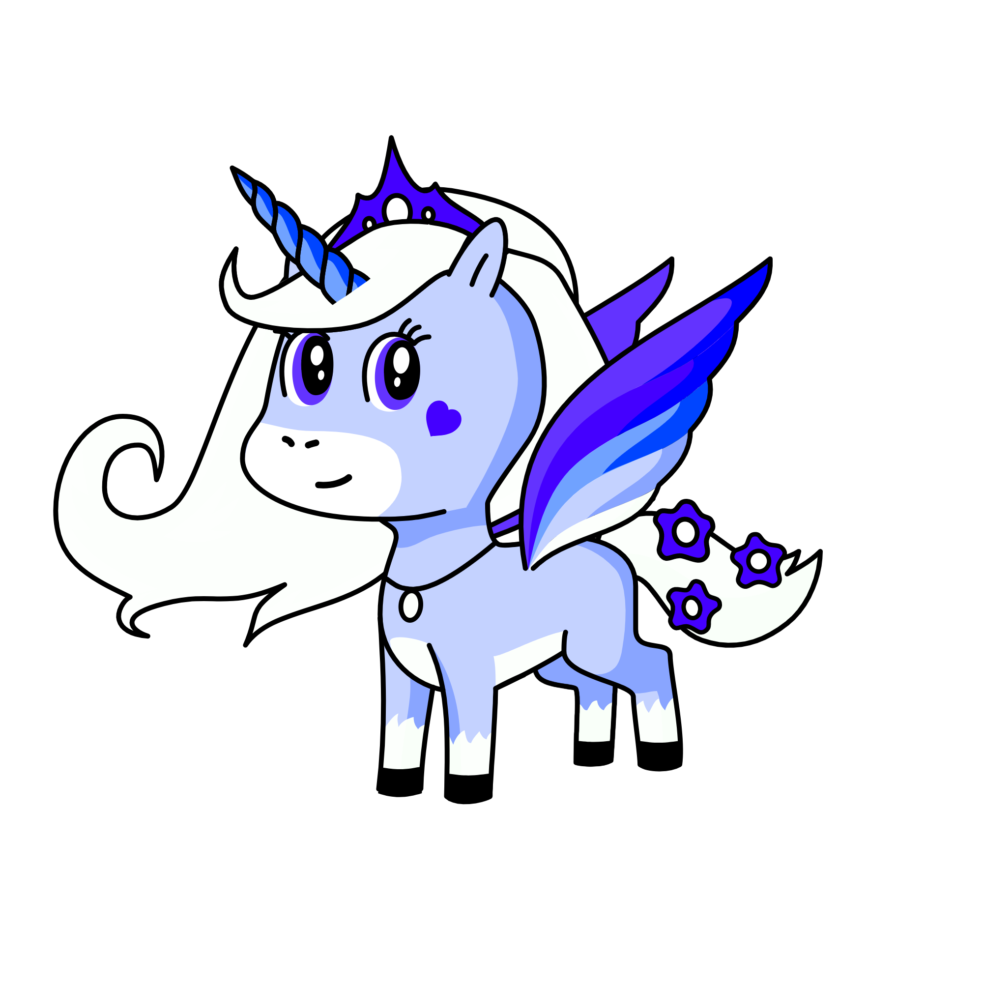 Bluecorn, the unicorn