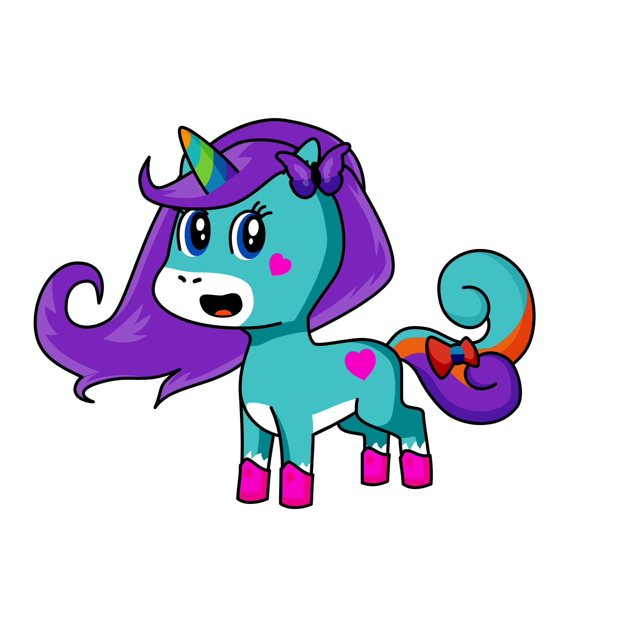 Candy, the unicorn