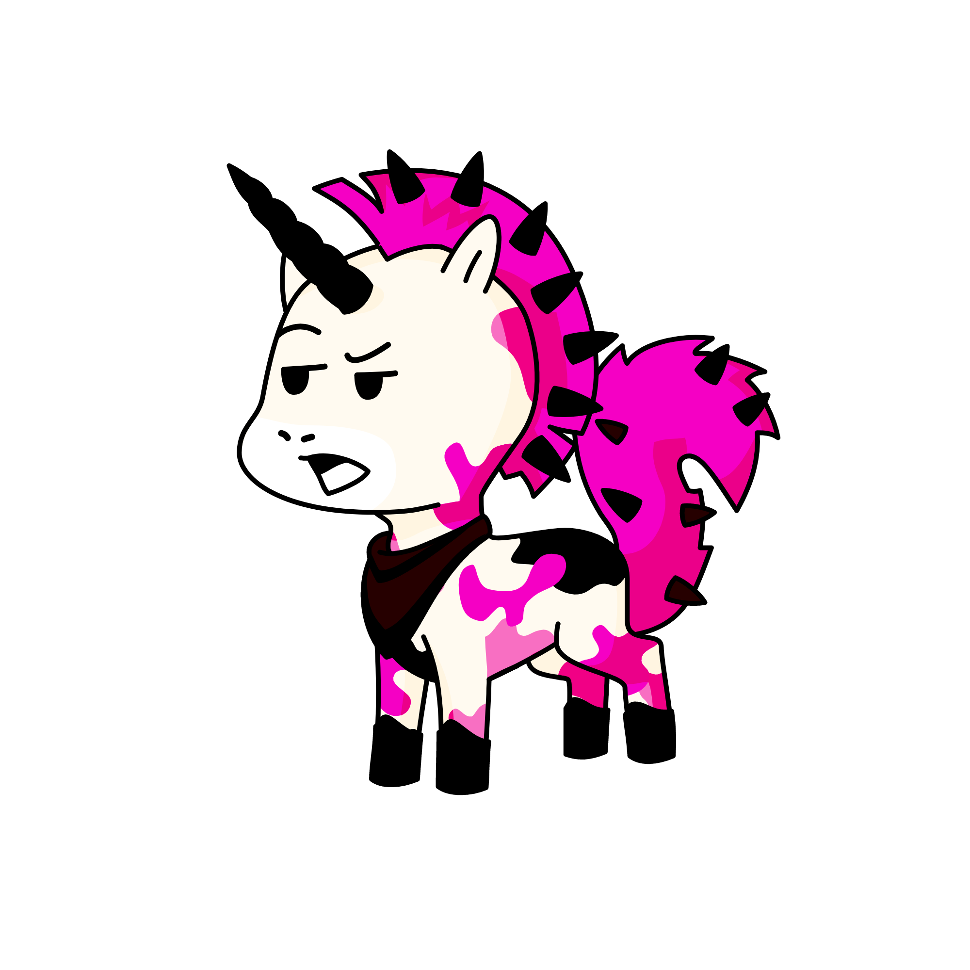 PINKIE (DON'T MESS WITH ME), the unicorn