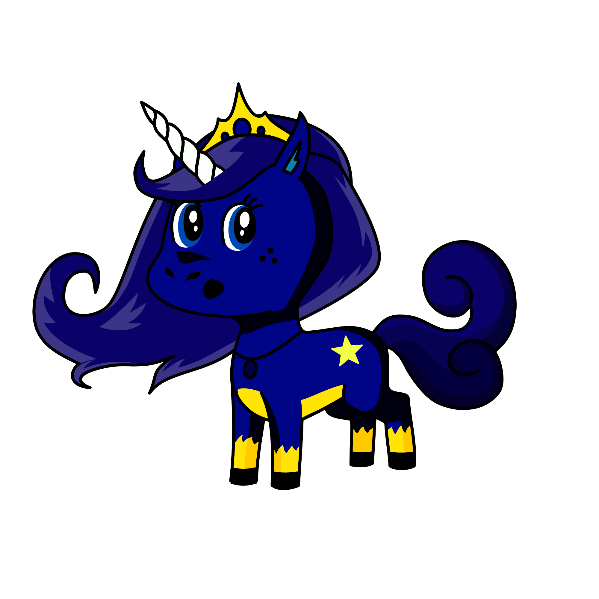 Luna, the unicorn