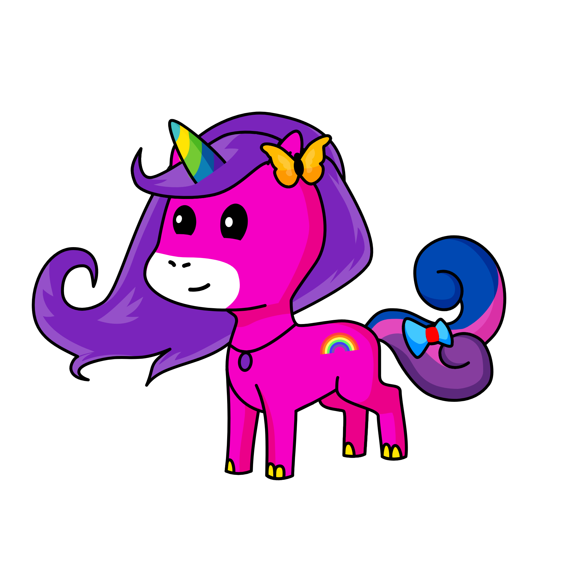 Sparkles, the unicorn