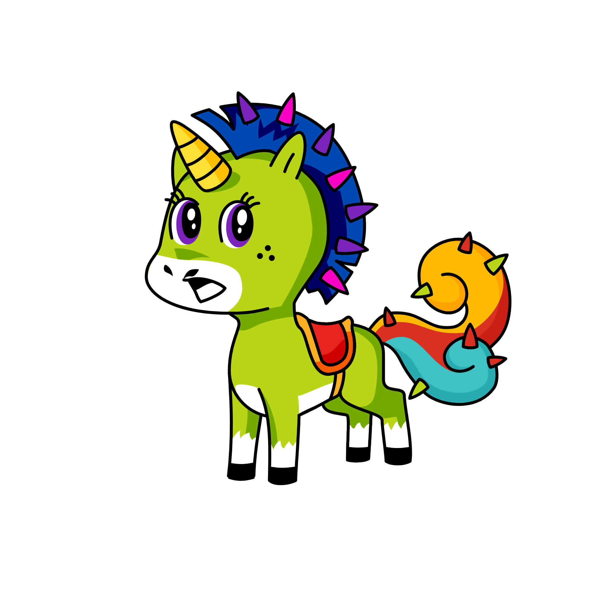 Mister Scar, the unicorn