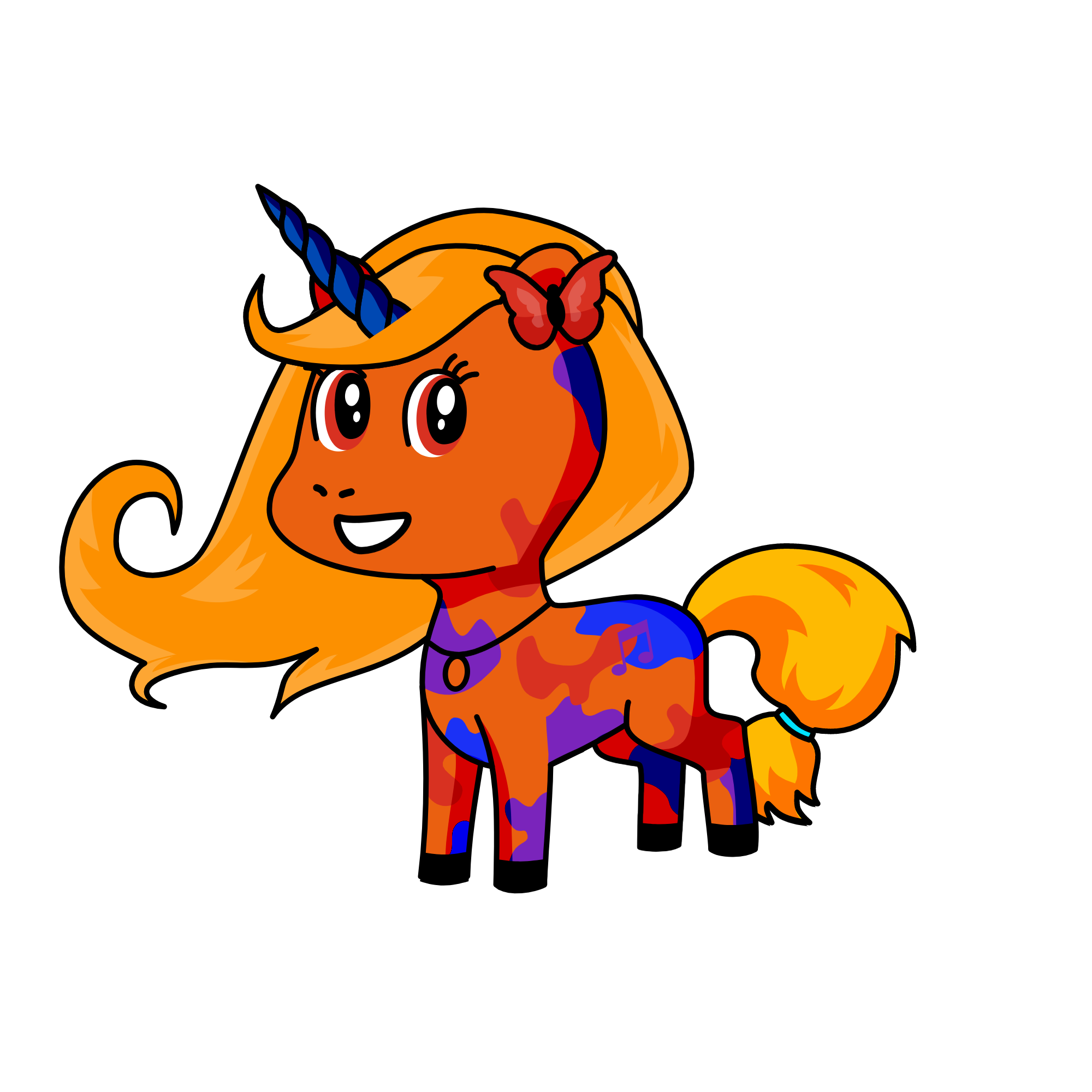 sunset shimer, the unicorn