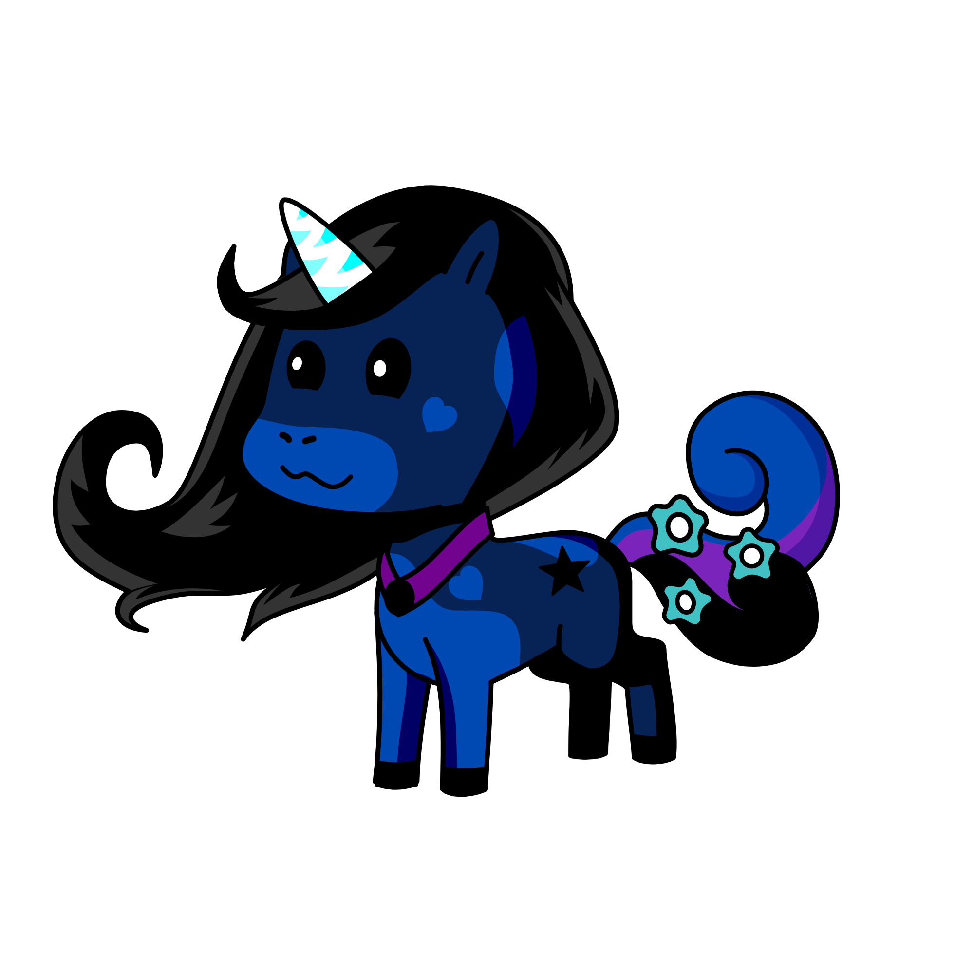 Night Girl , the unicorn
