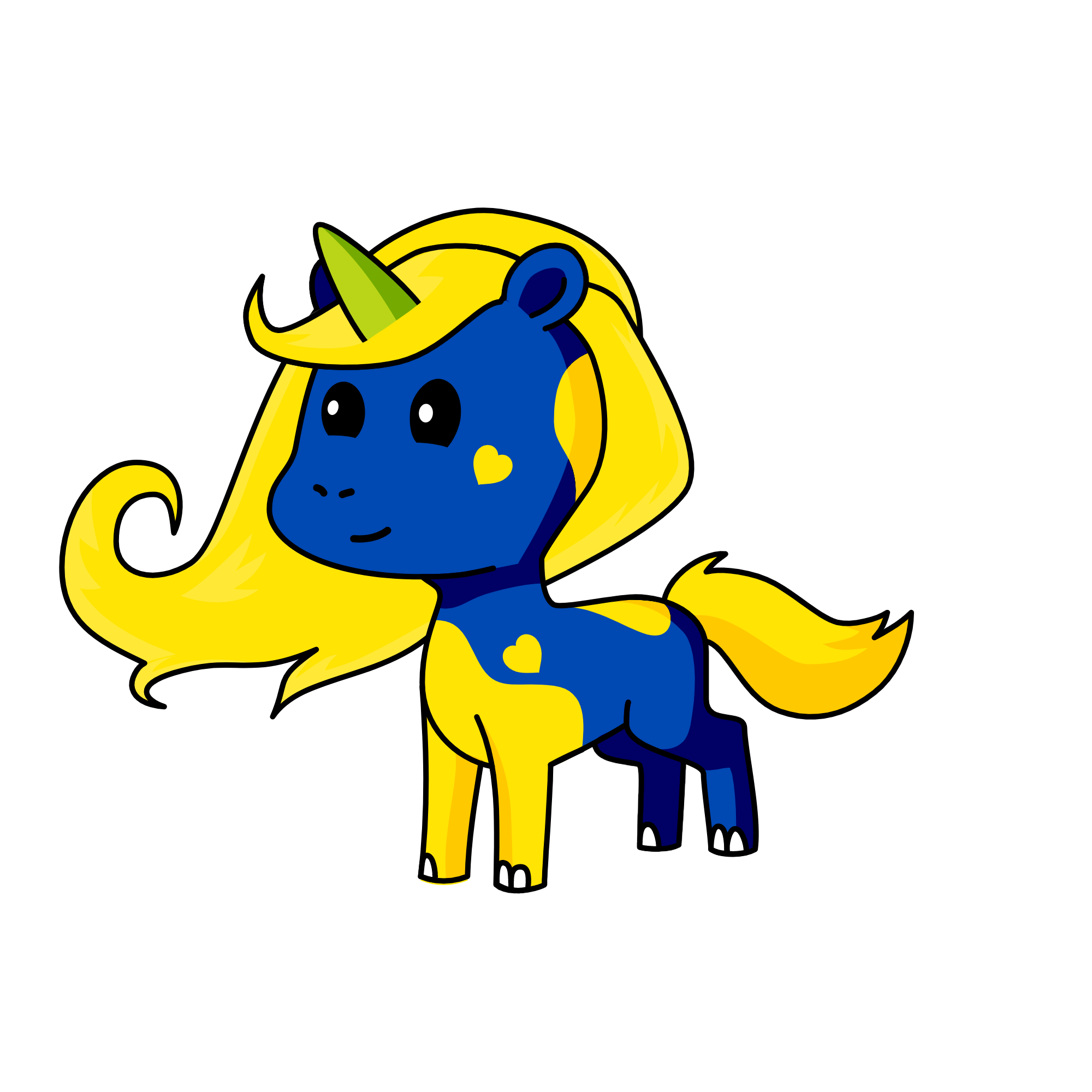 dirly, the unicorn