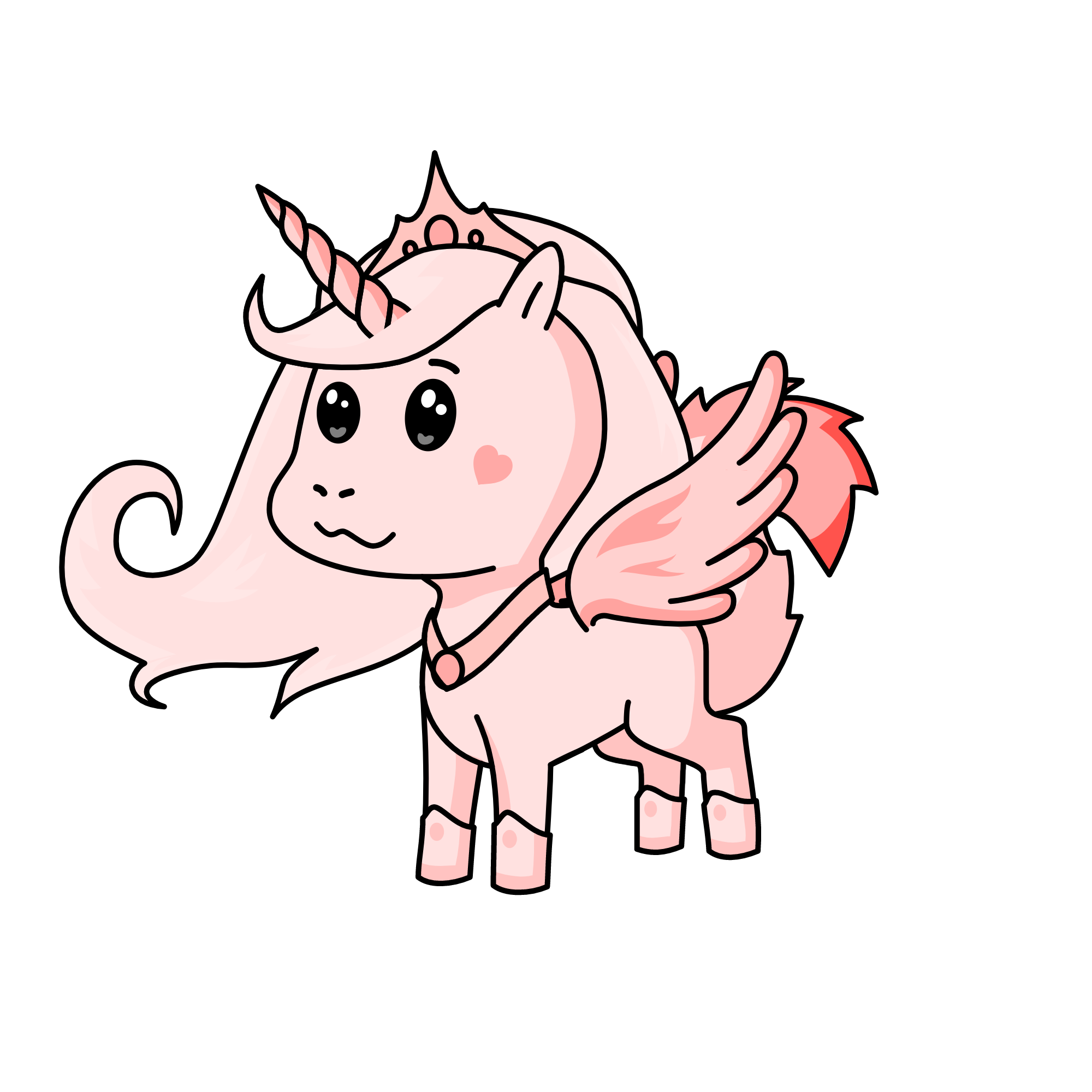 coral, the unicorn