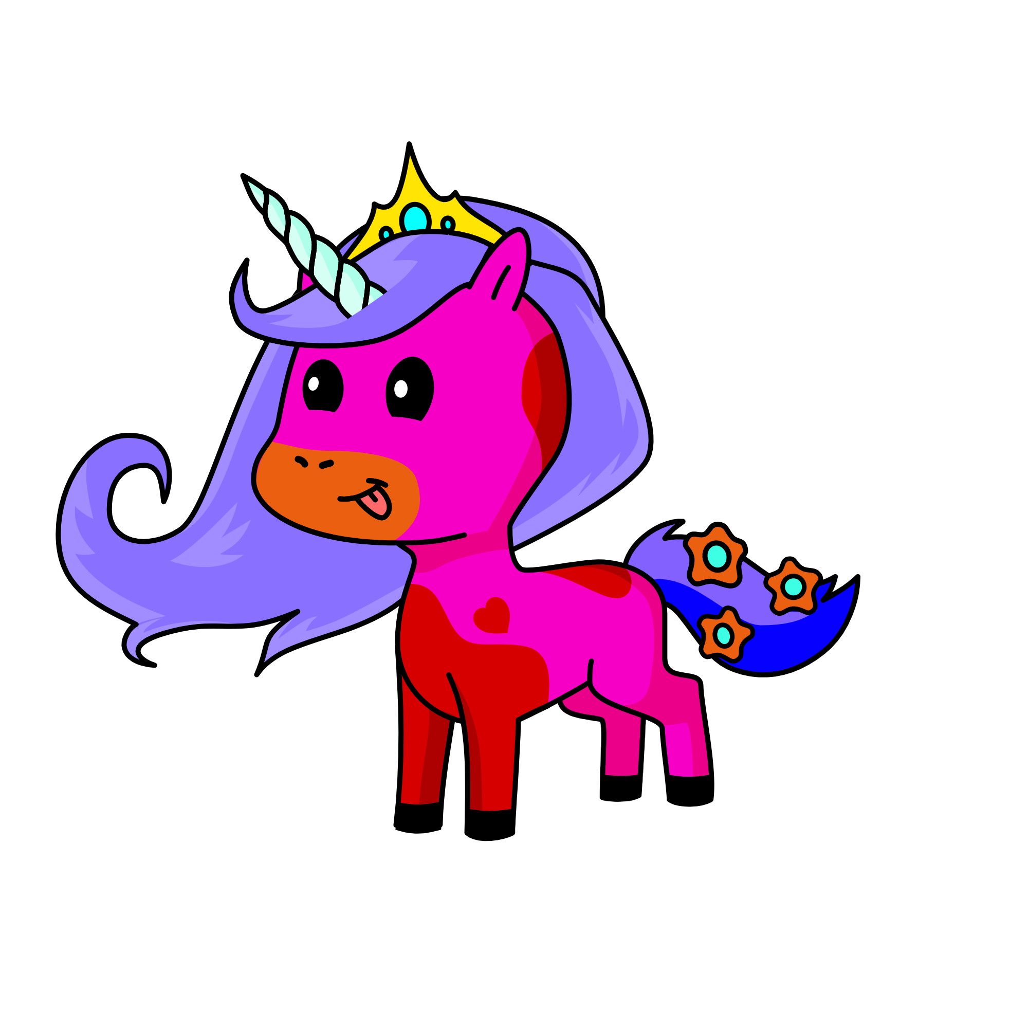Queen Marla, the unicorn