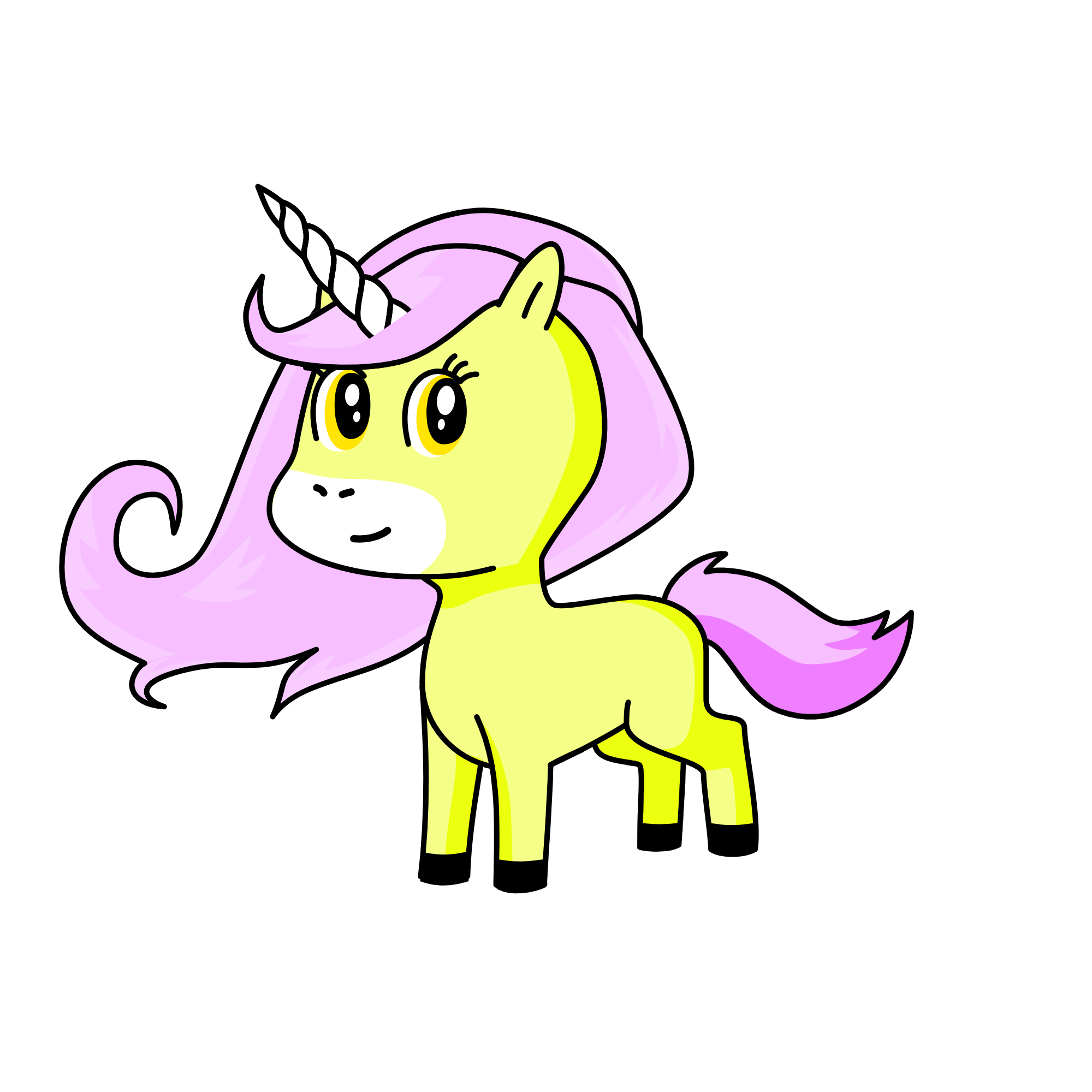 Fluttershy, the unicorn