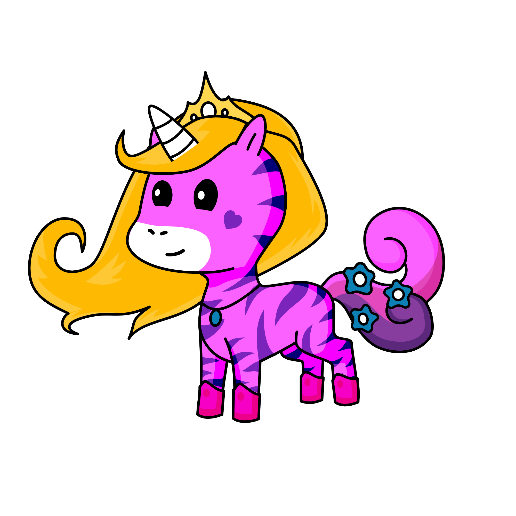 Princess Aurora, the unicorn