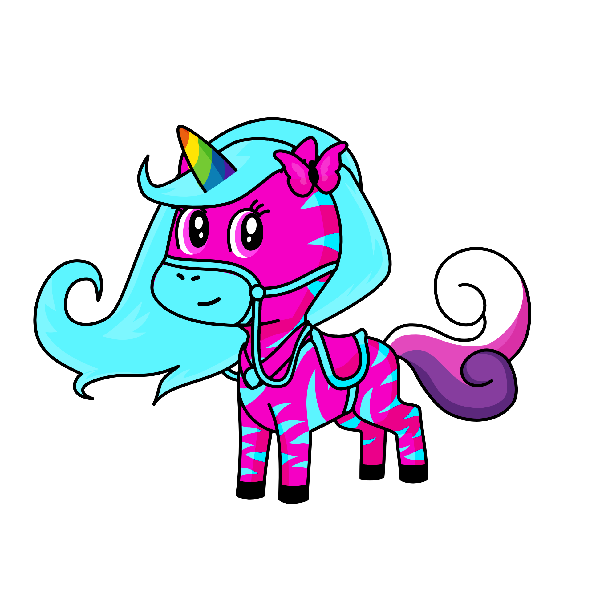 Night ferey, the unicorn