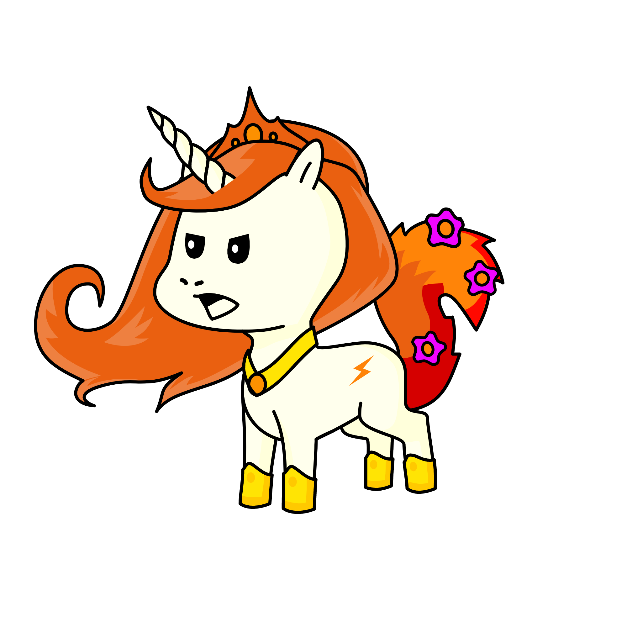 day beraker, the unicorn