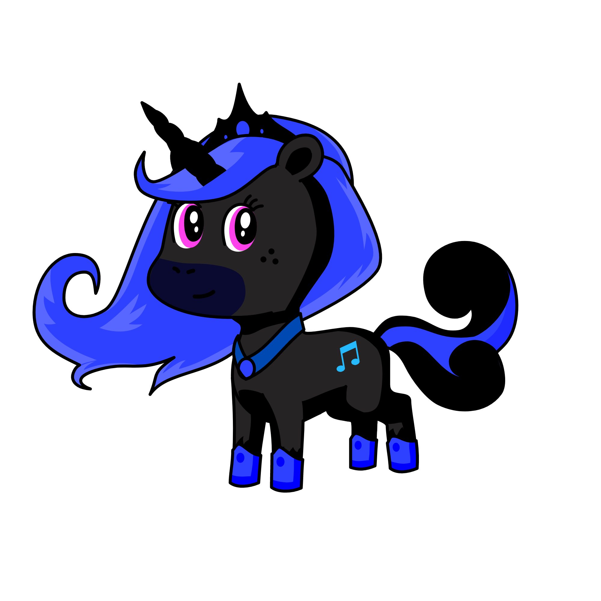 Midnight, the unicorn