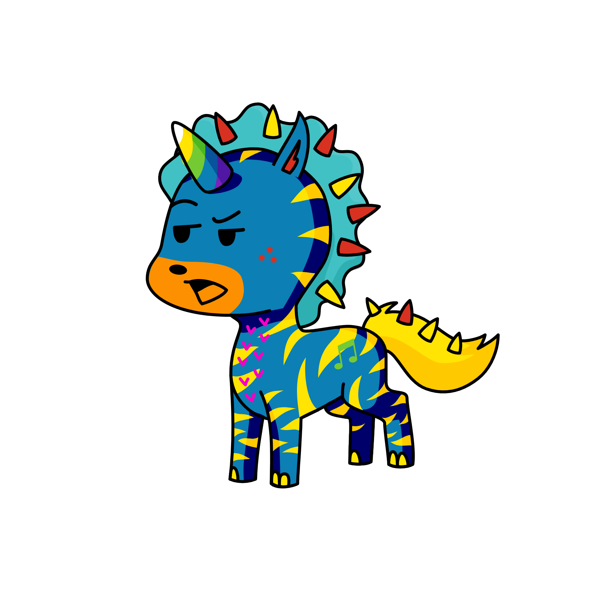 i made a ugly ass bitch, the unicorn