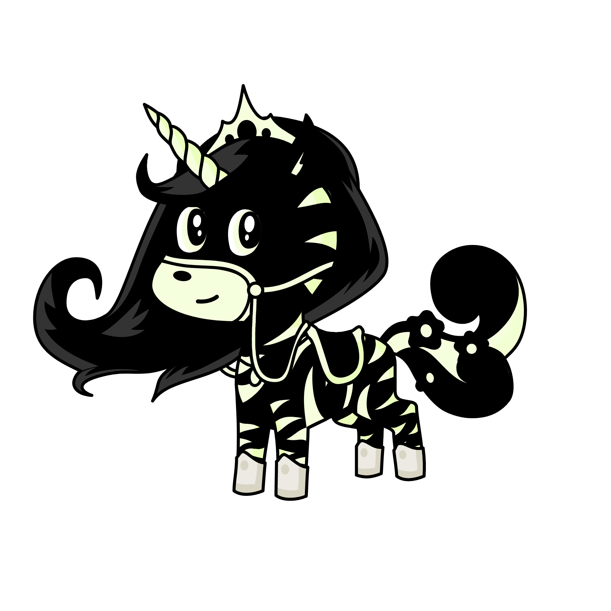 DARK GIRL, the unicorn