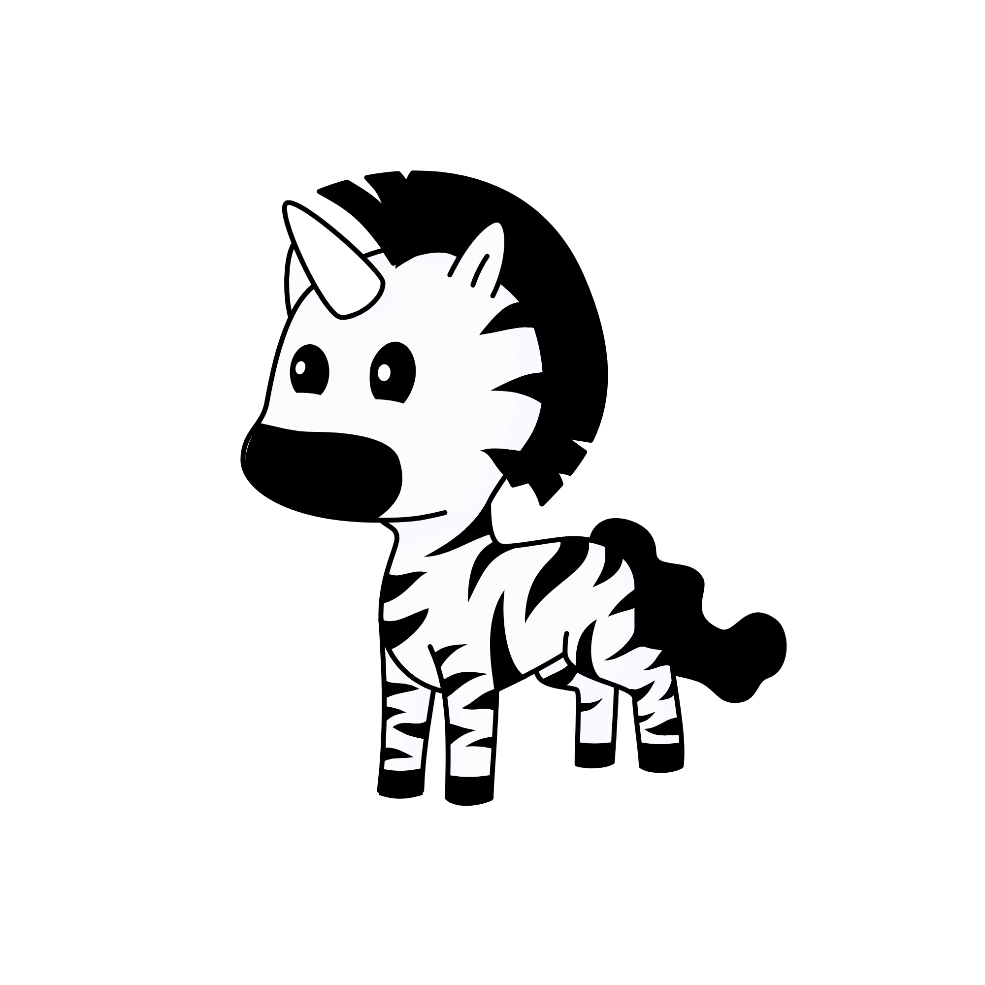 zebra, the unicorn