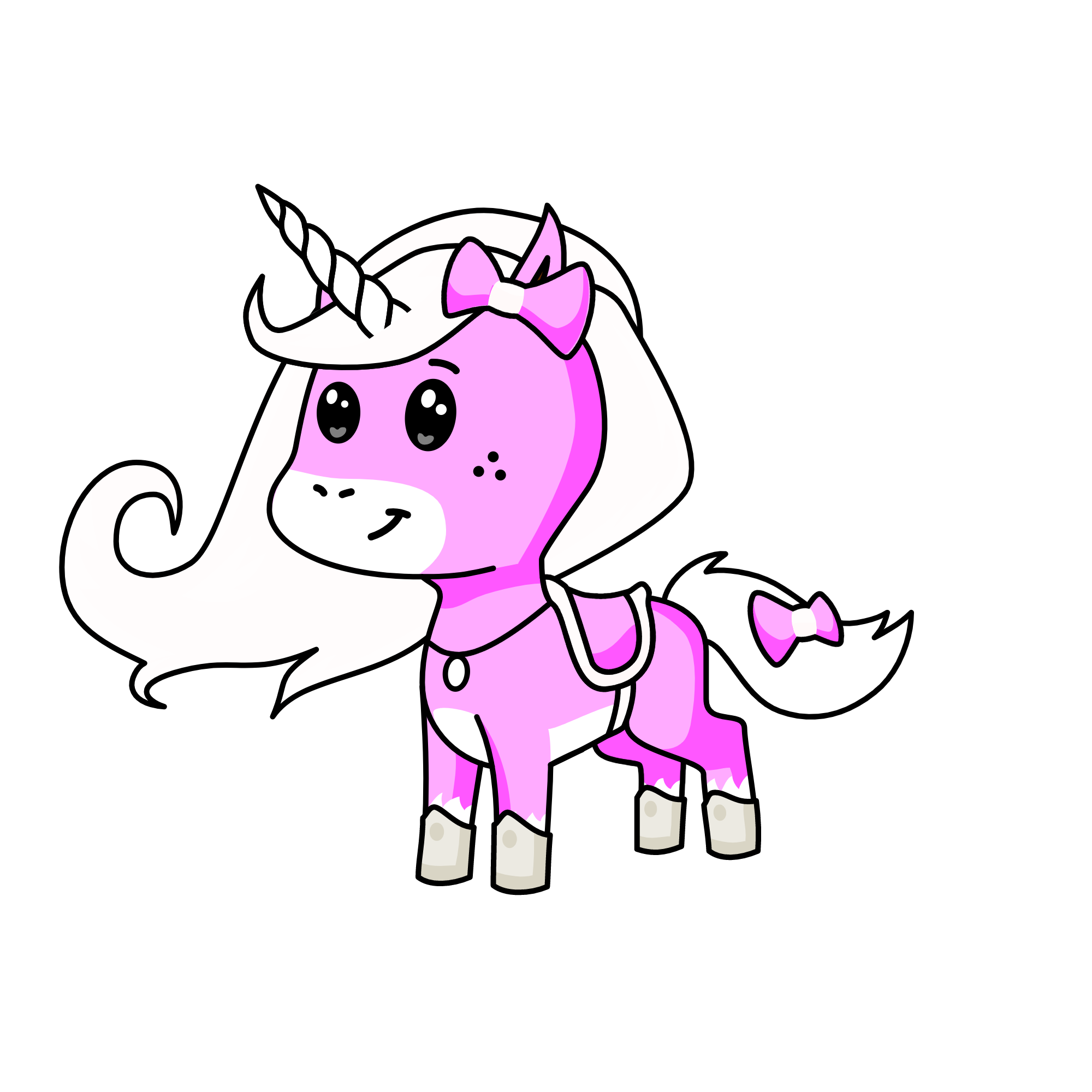 Pinky, the unicorn