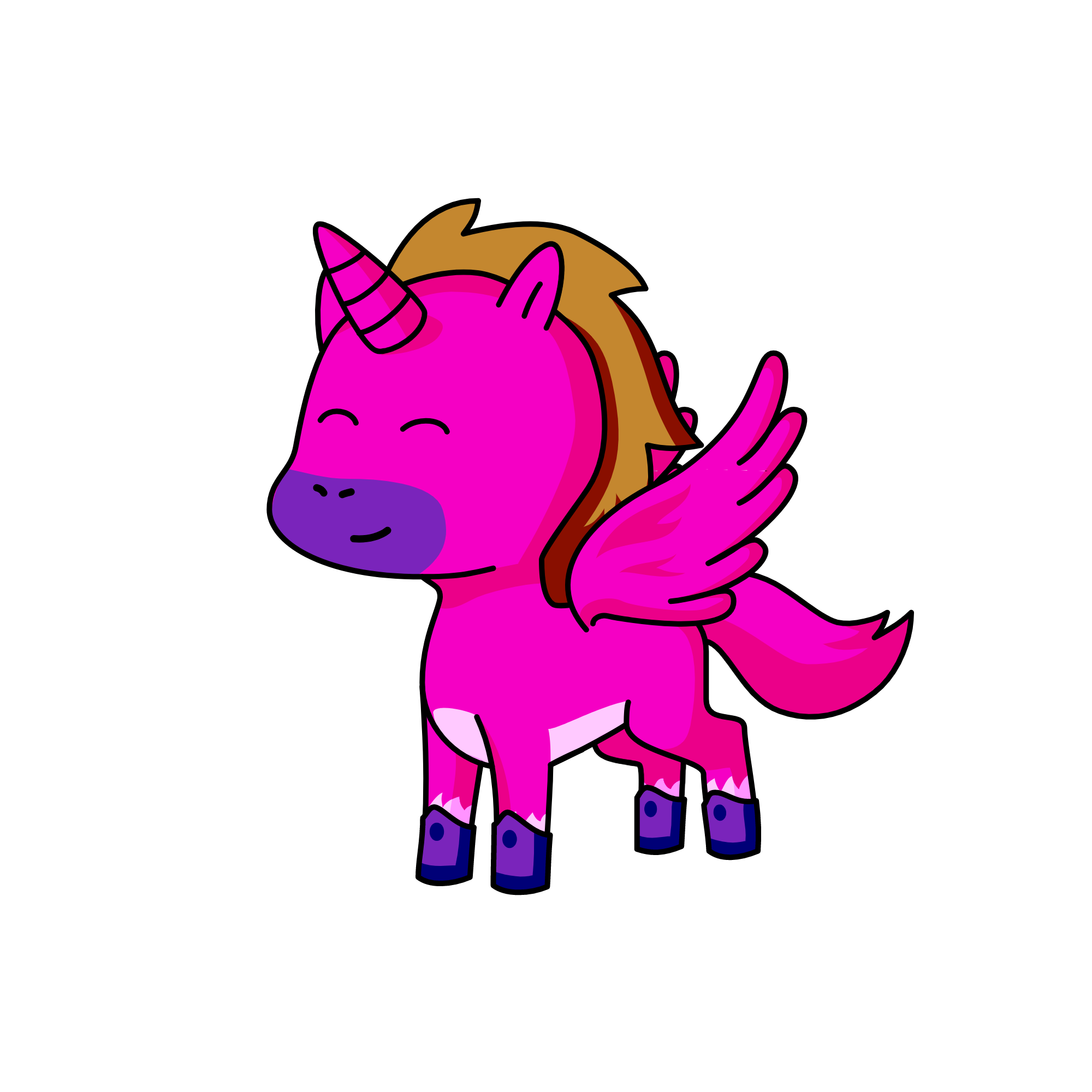 Foxy, the unicorn