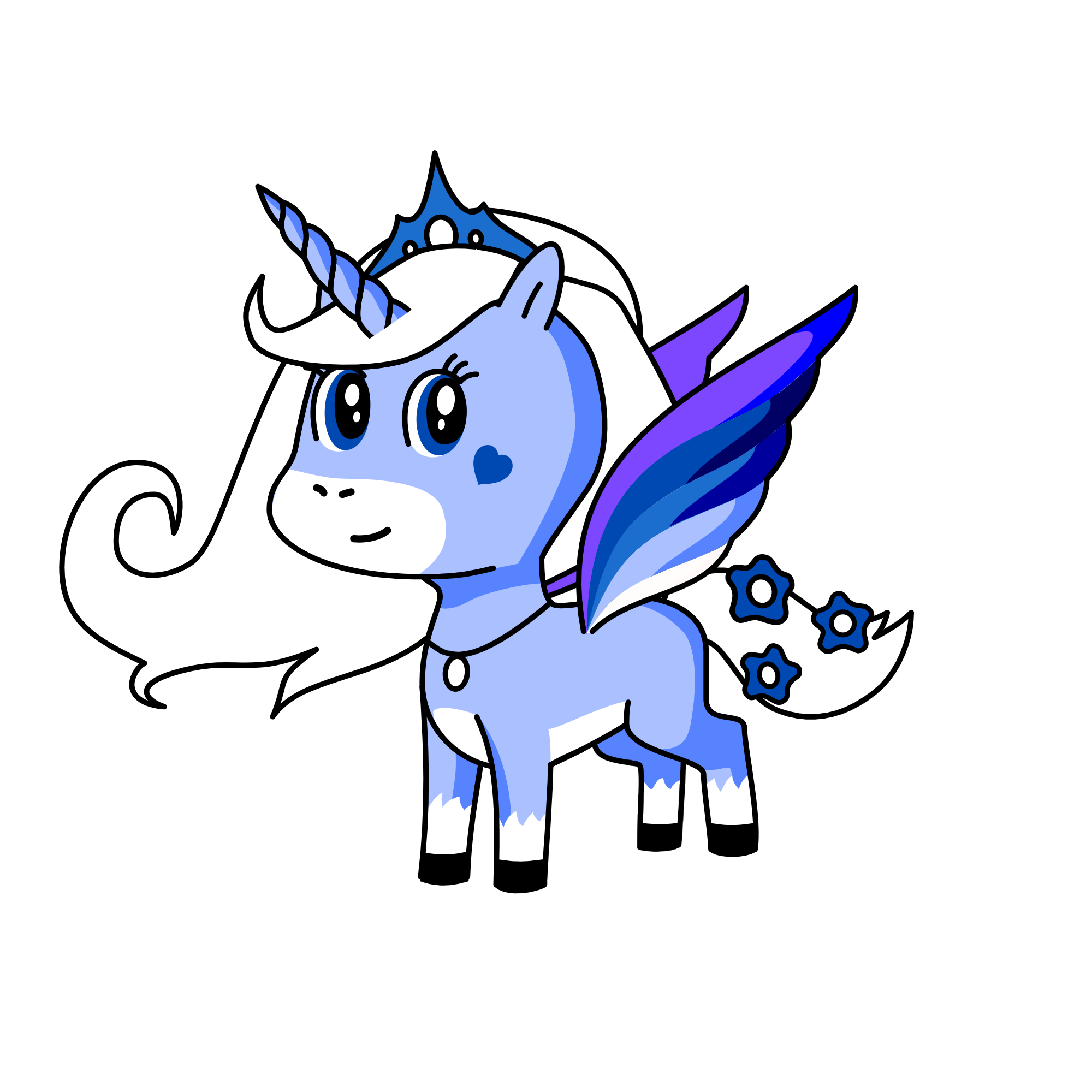 icy , the unicorn
