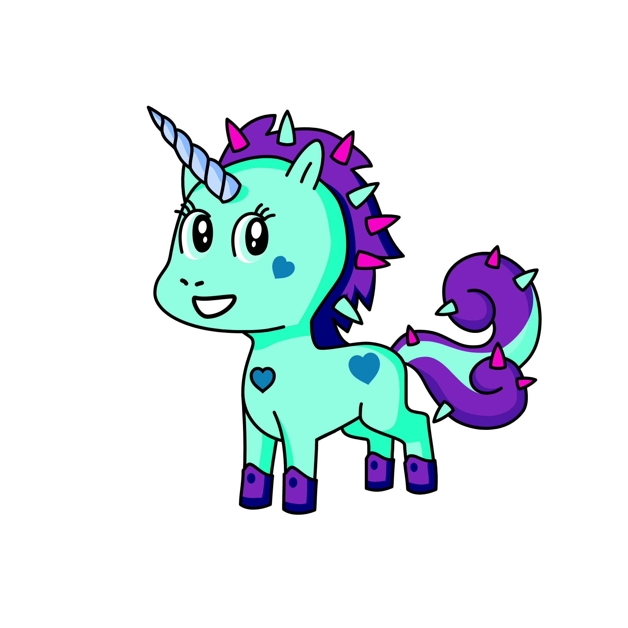 Midnight, the unicorn