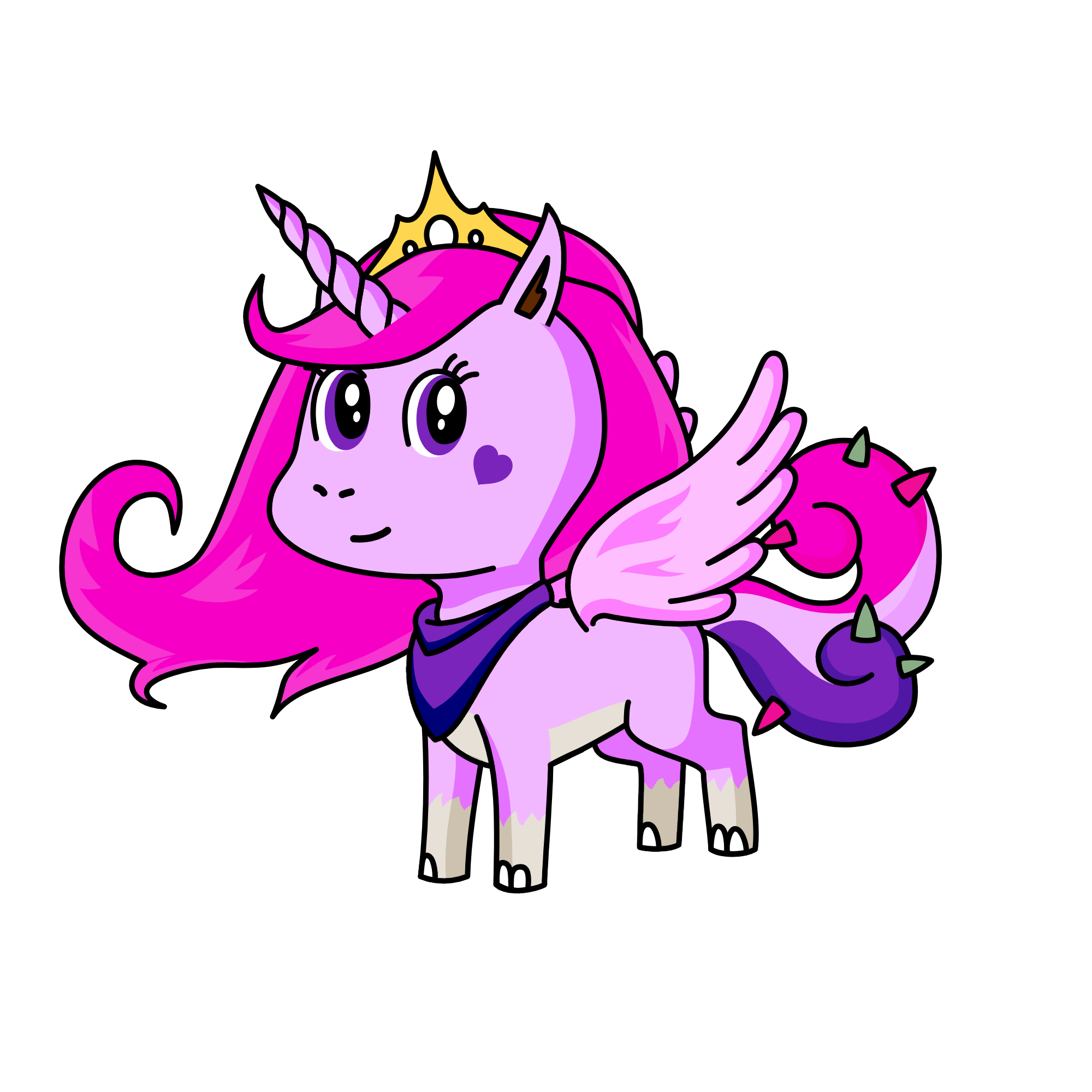 Piclie, the unicorn