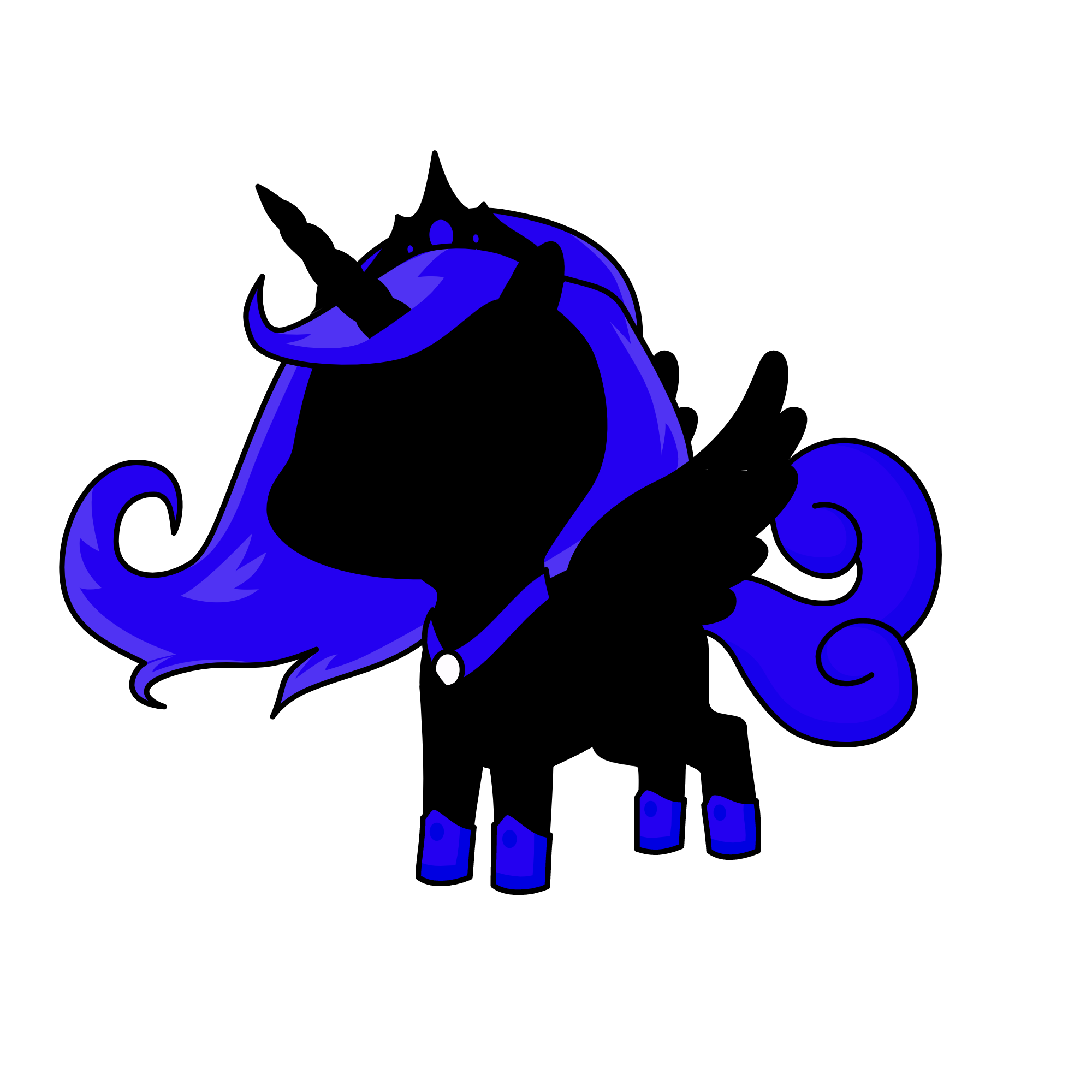 The real Nigtmare Moon >:(, the unicorn
