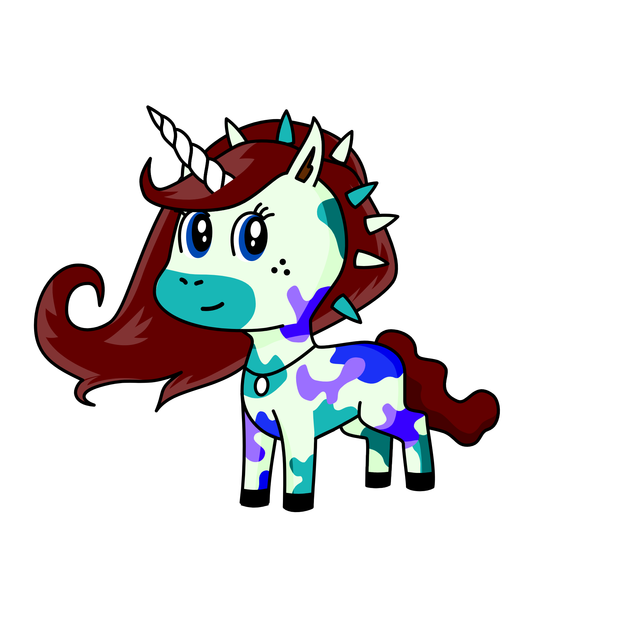 Camo , the unicorn