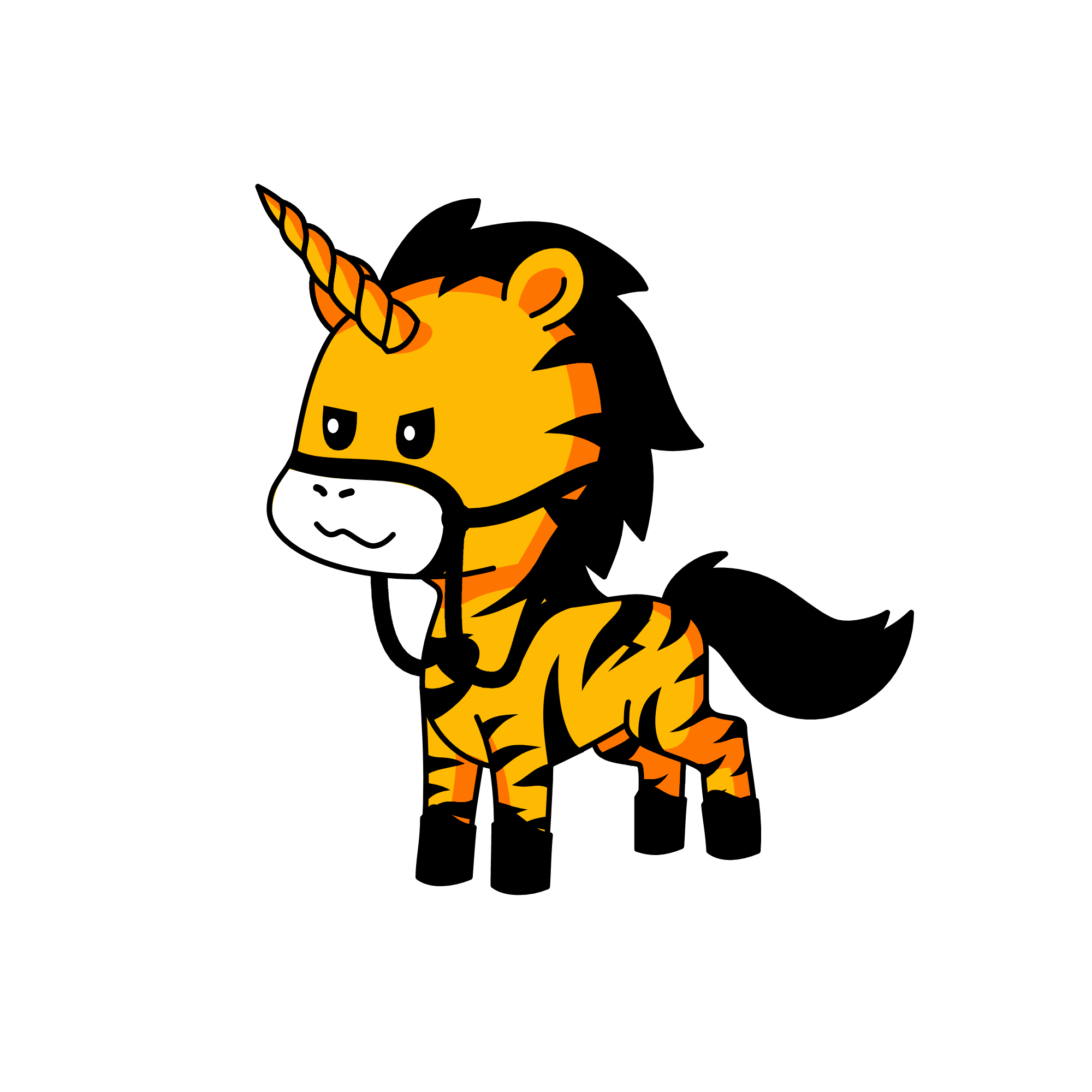 tigery, the unicorn