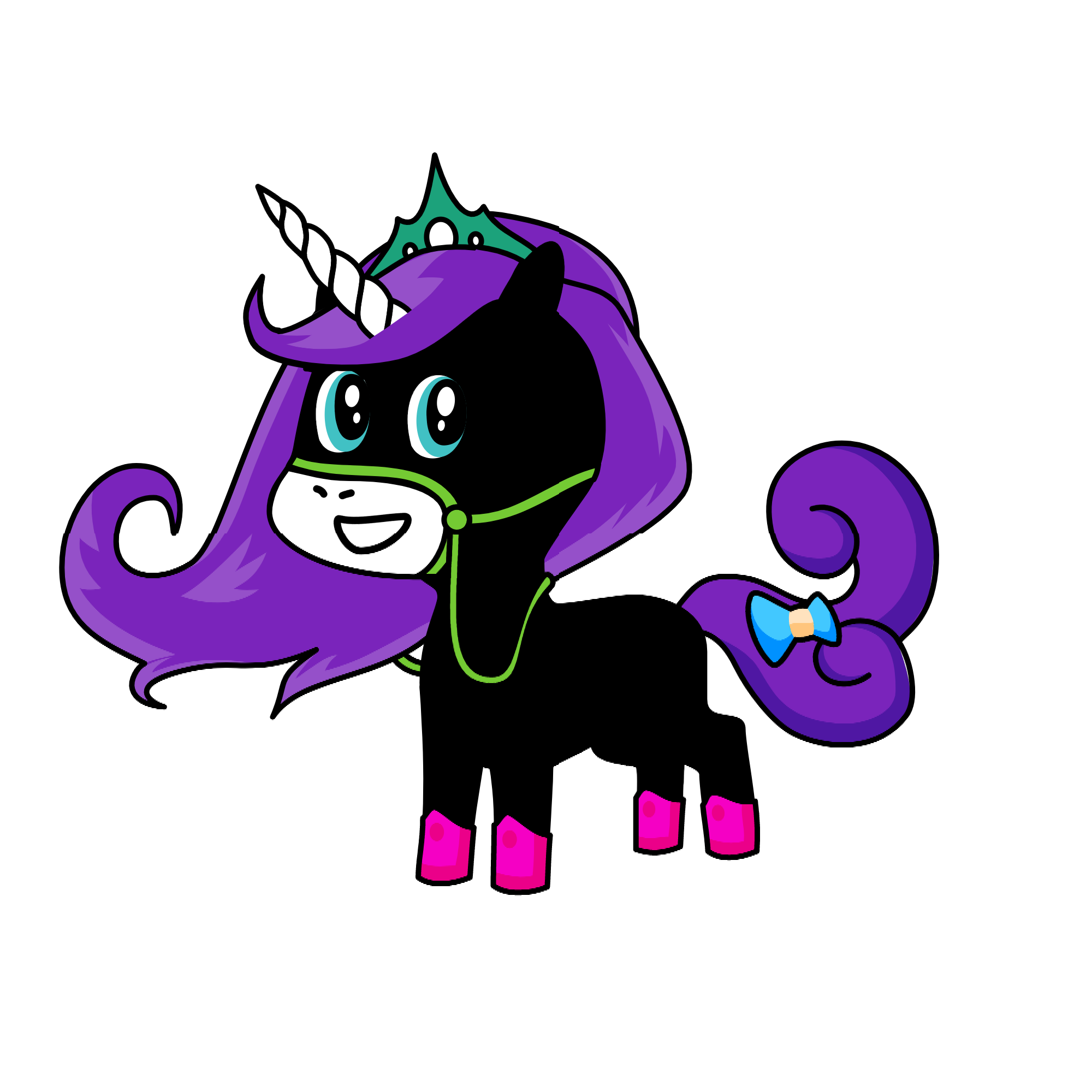 Moonlight, the unicorn
