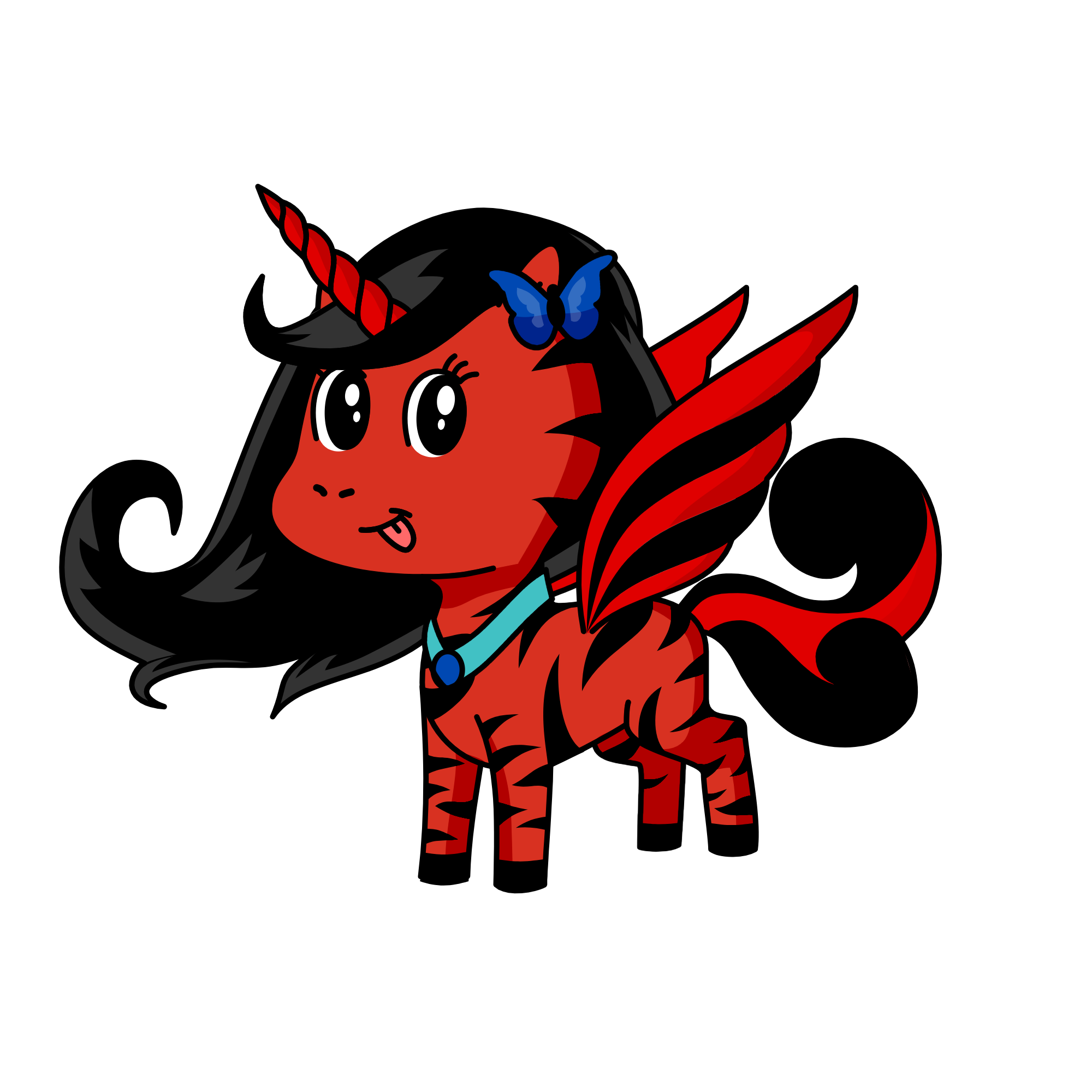 Princess Fire, the unicorn
