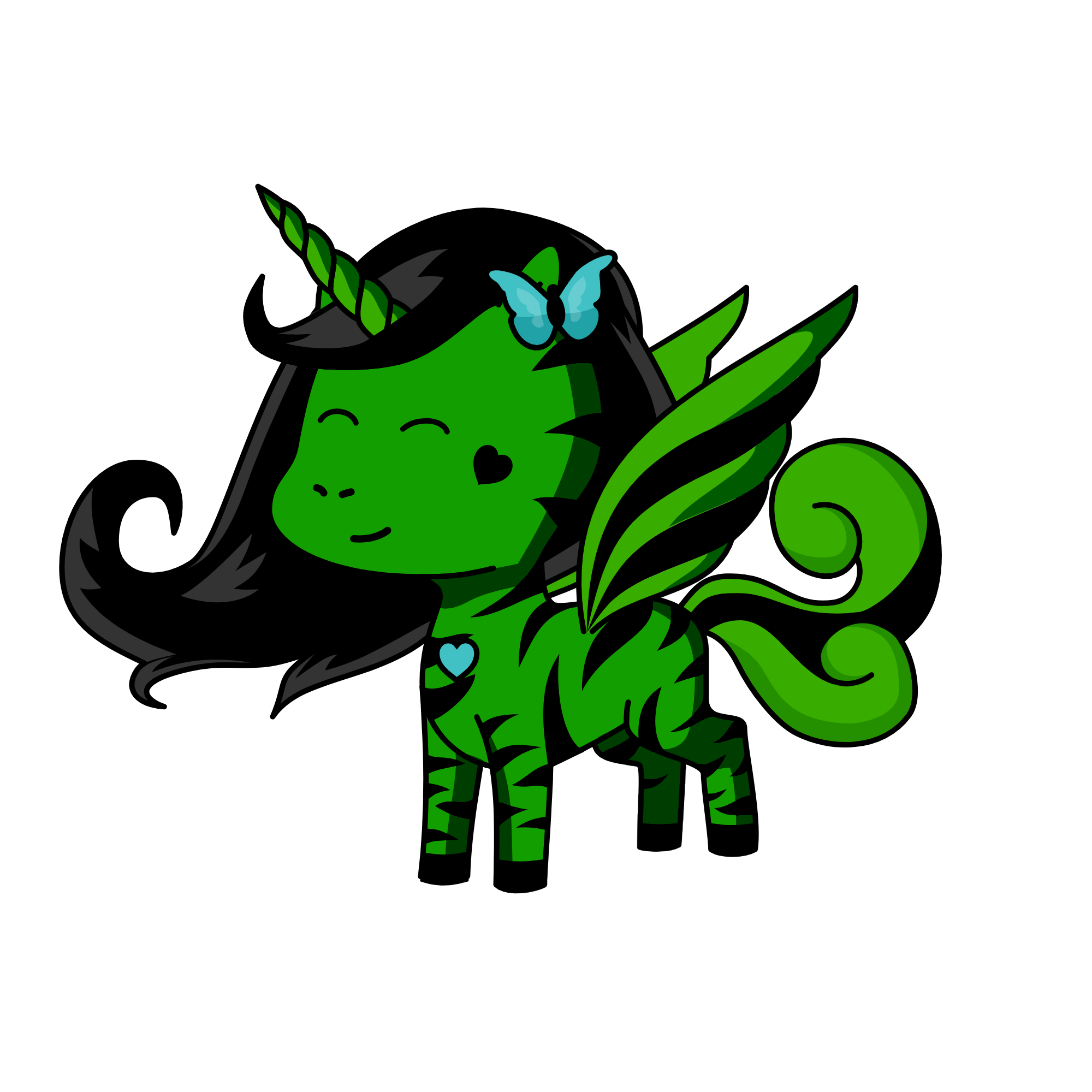 Emerald, the unicorn