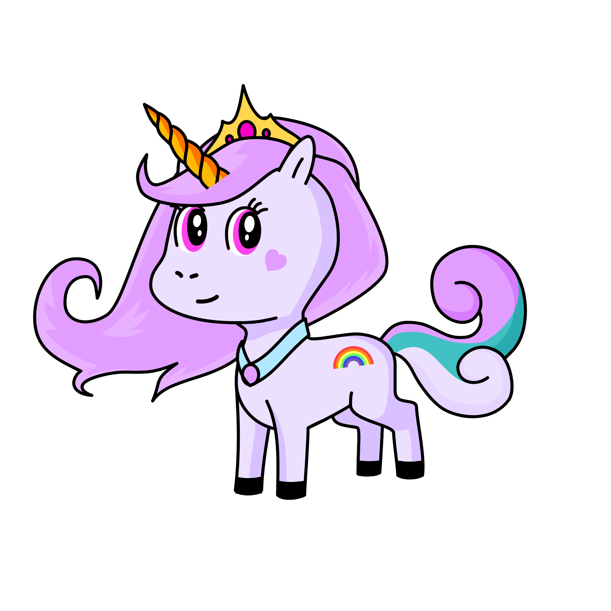 Cutie, the unicorn