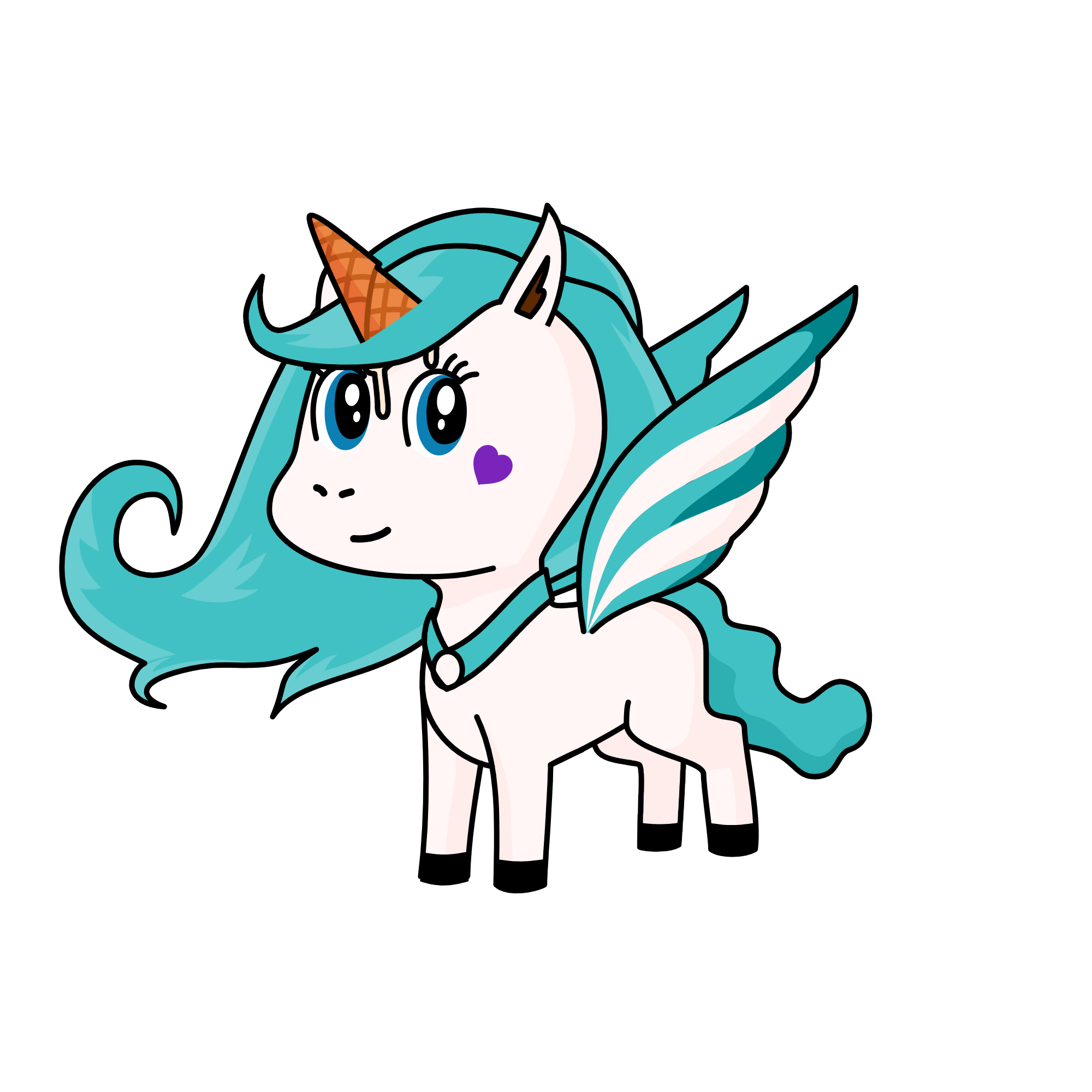 ice cream queen, the unicorn