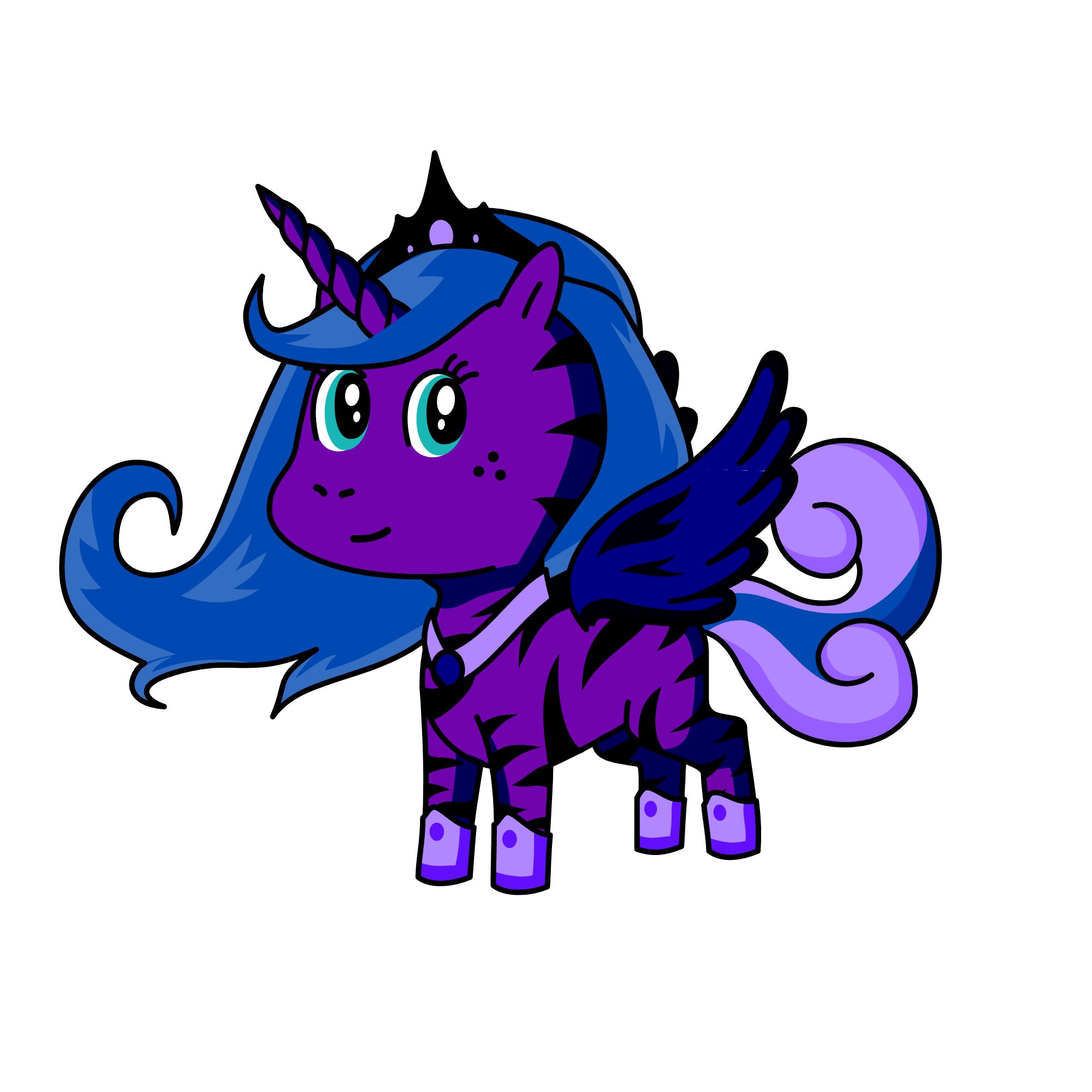 Princess Luna, the unicorn