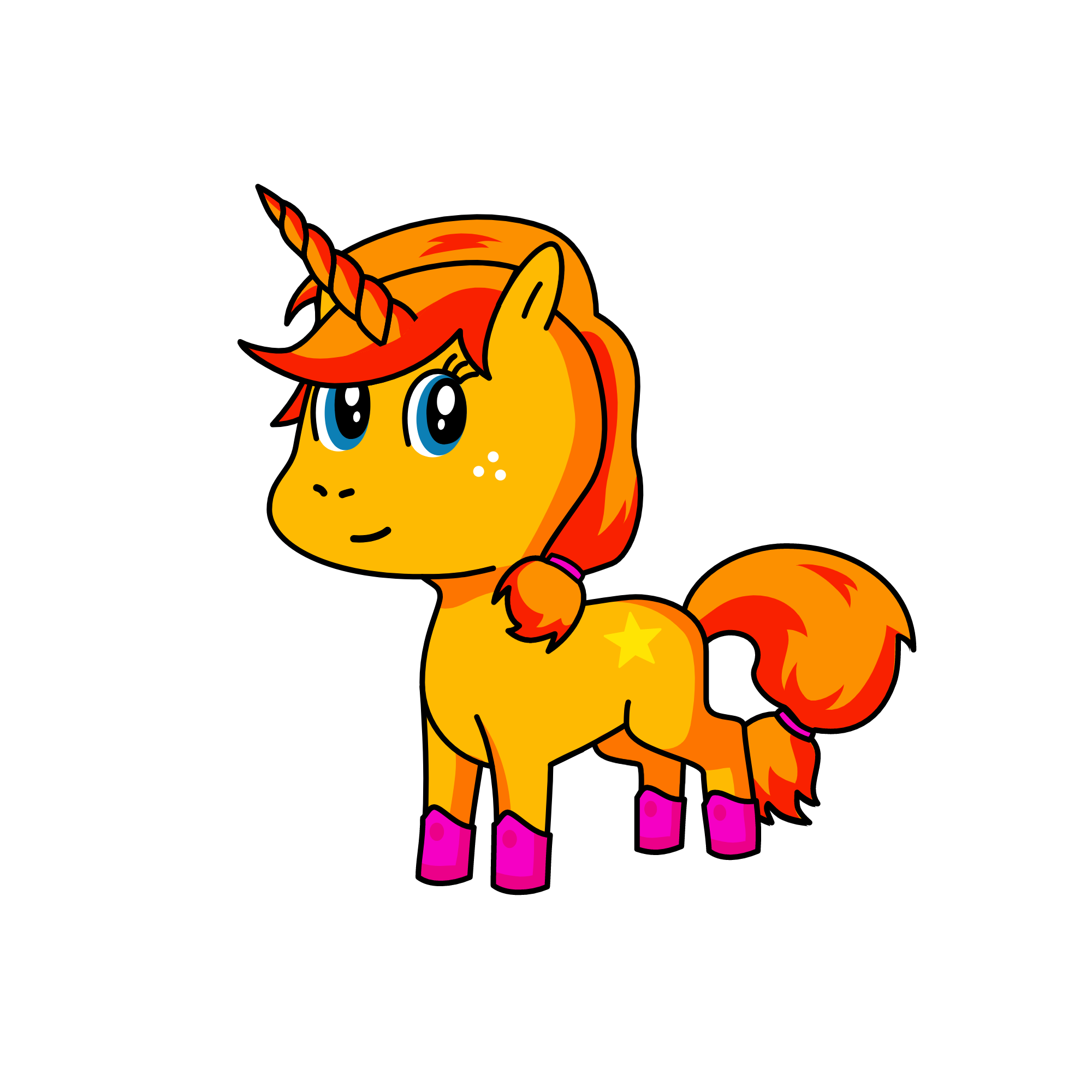 i tried to copy a bitches unicorn that i saw once, the unicorn