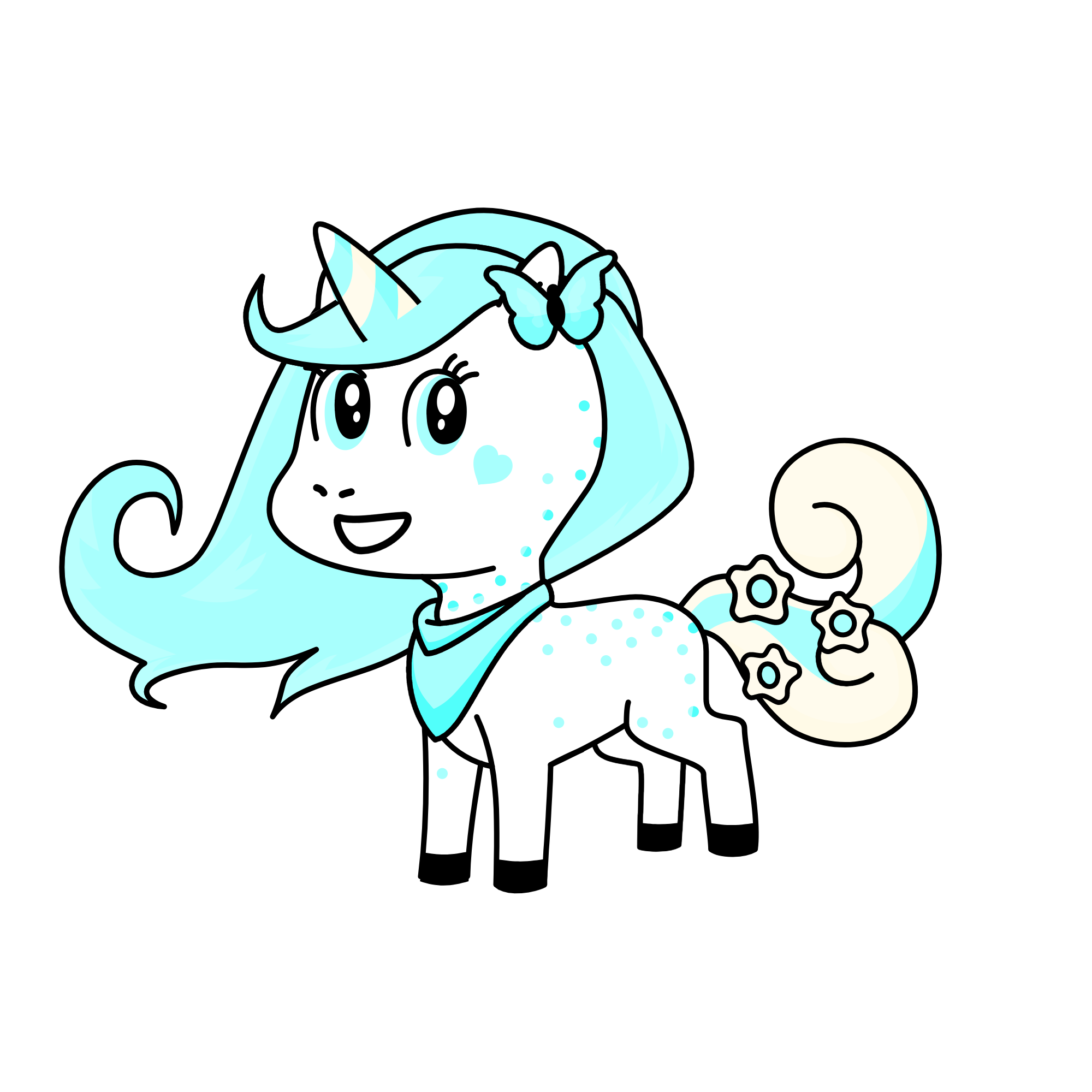 cowgirl gwen, the unicorn