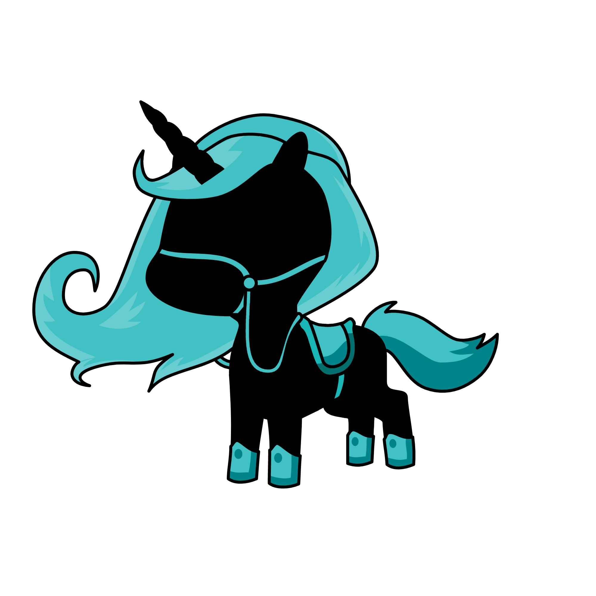 Dark, the unicorn